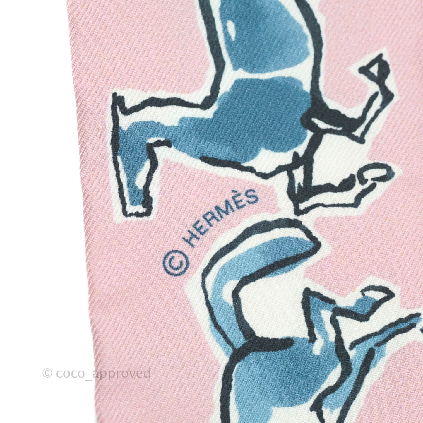 Hermès Silk Chevaux en Liberte Twilly