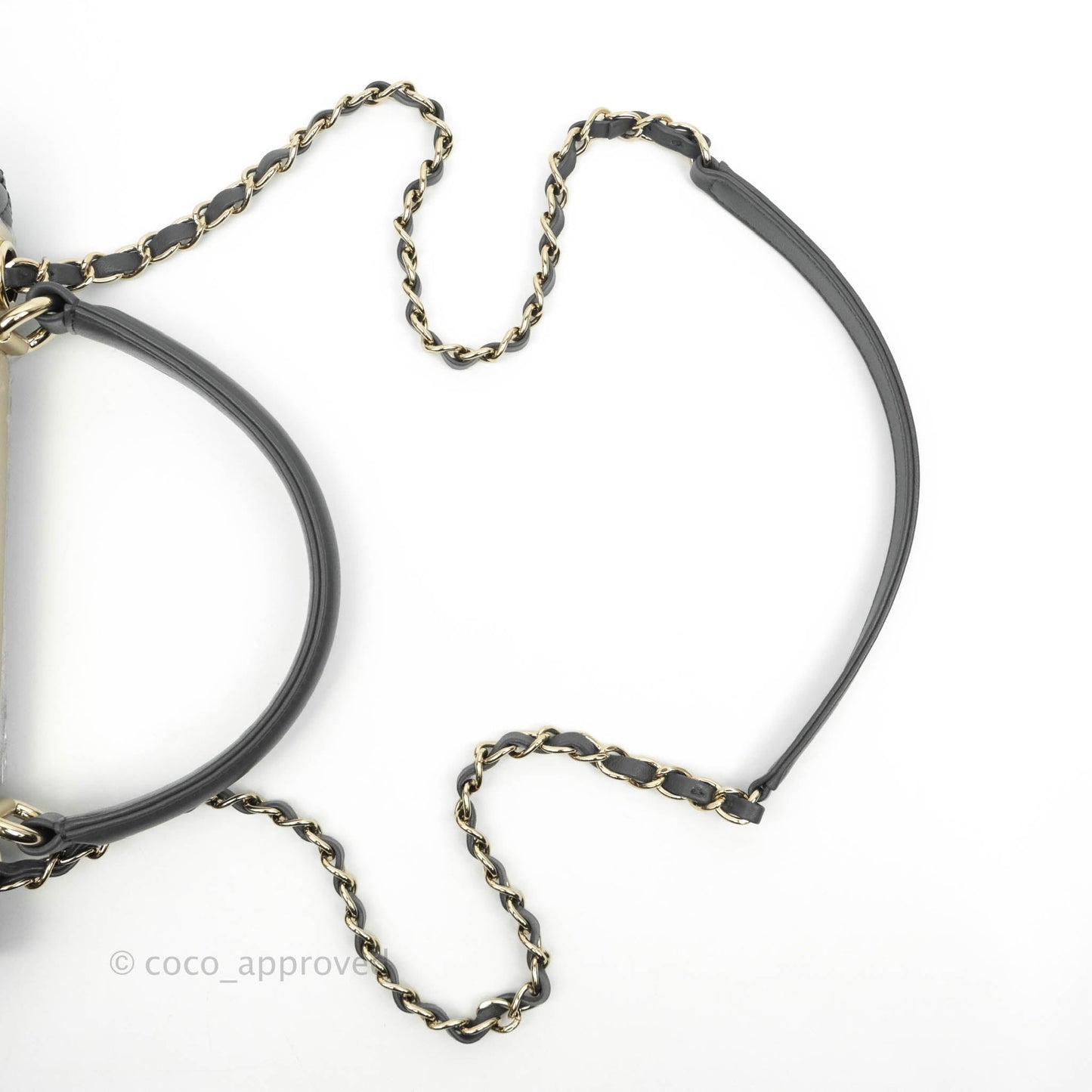 Chanel Small Trendy CC Dark Grey Lambskin Gold Hardware 21K