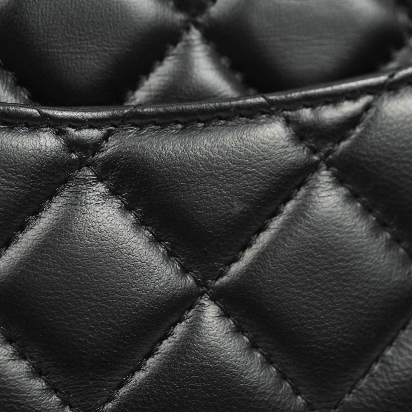 Chanel Quilted Wallet on Chain WOC Chain Around Black Lambskin Aged Gold Hardware