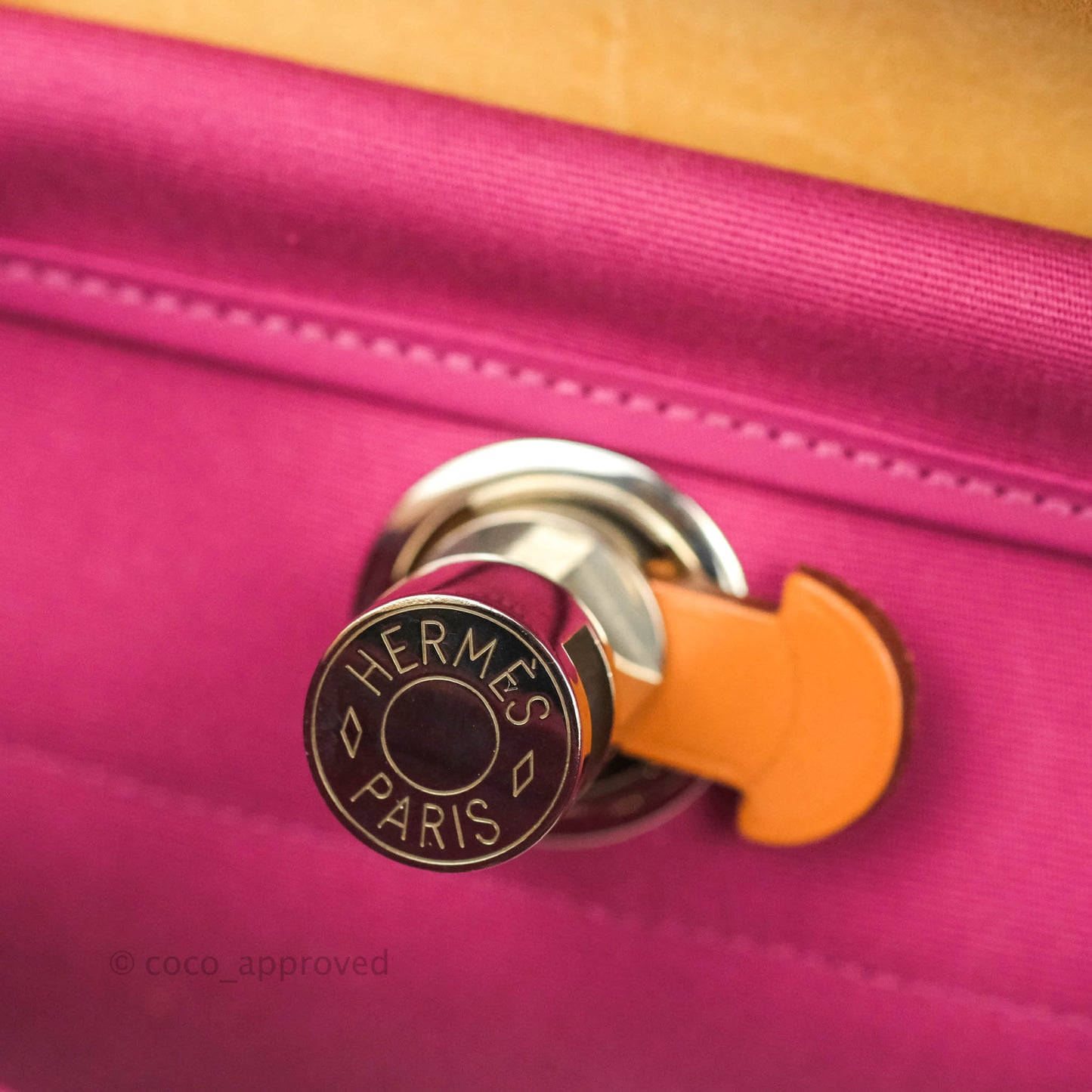 Hermès Herbag Zip 31 Rose Pourpre Tan Leather Palladium Hardware