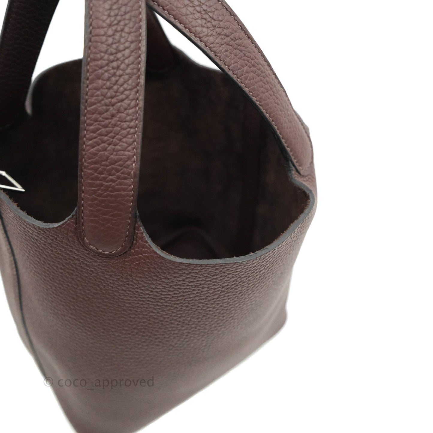 Hermès Borsa Picotin Lock 18 Rouge Sellier Silver Hardware