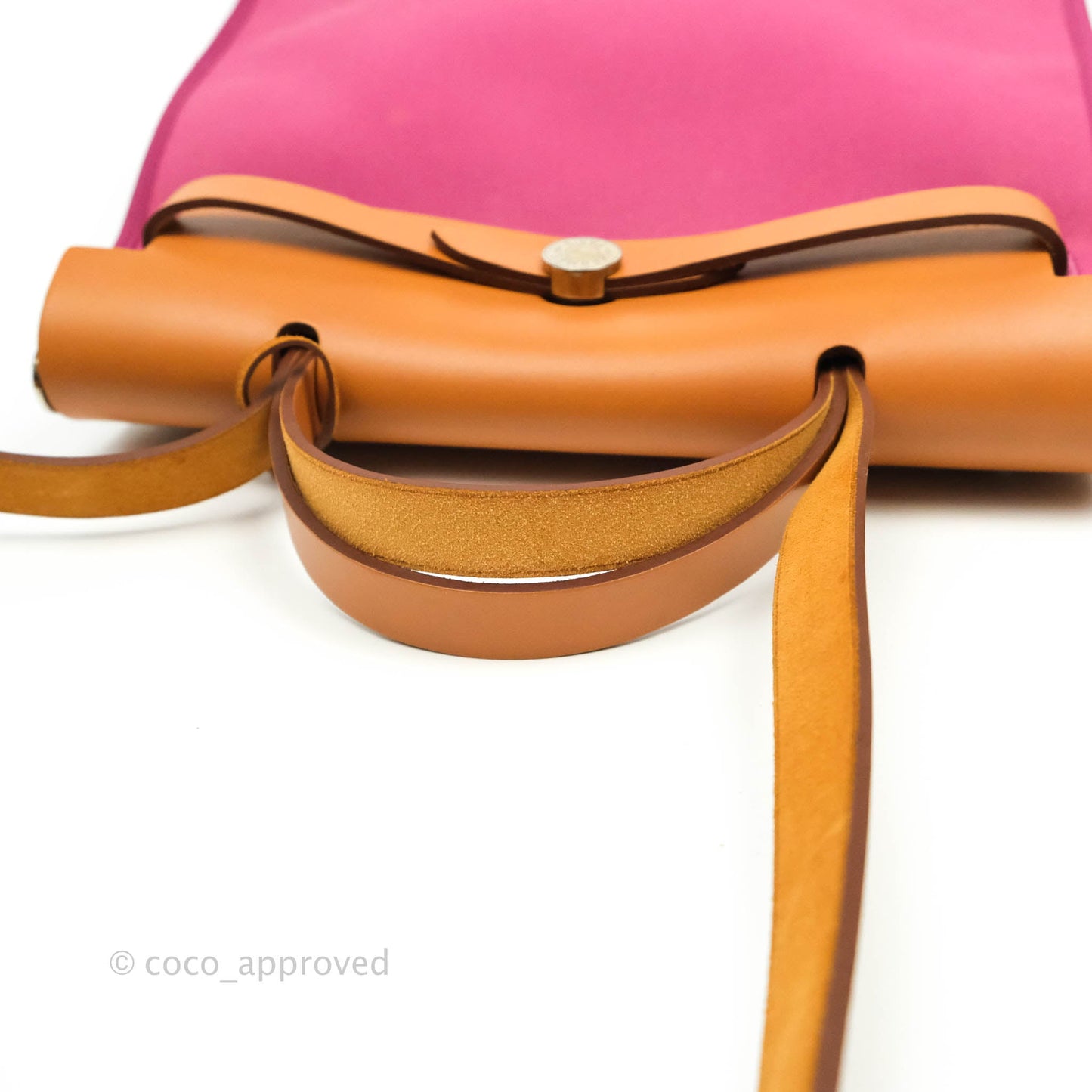Hermès Herbag Zip 31 Rose Pourpre Tan Leather Palladium Hardware