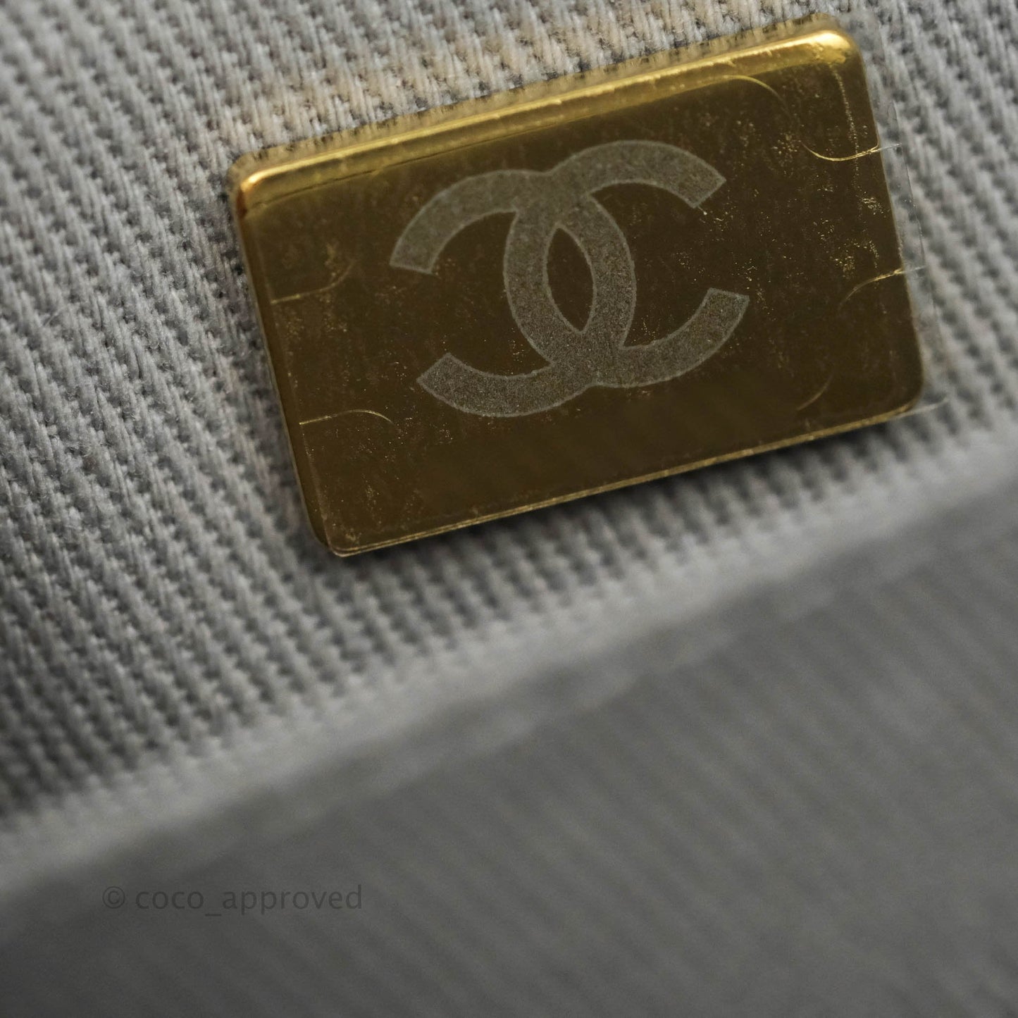 Chanel Quilted Small Business Affinity Flap Grey Caviar Gold Hardware