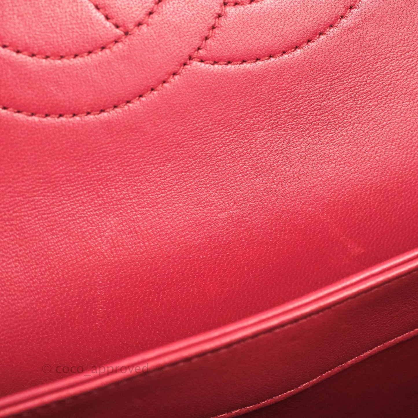 Chanel Small Quilted Trendy CC Red Lambskin Gold Hardware