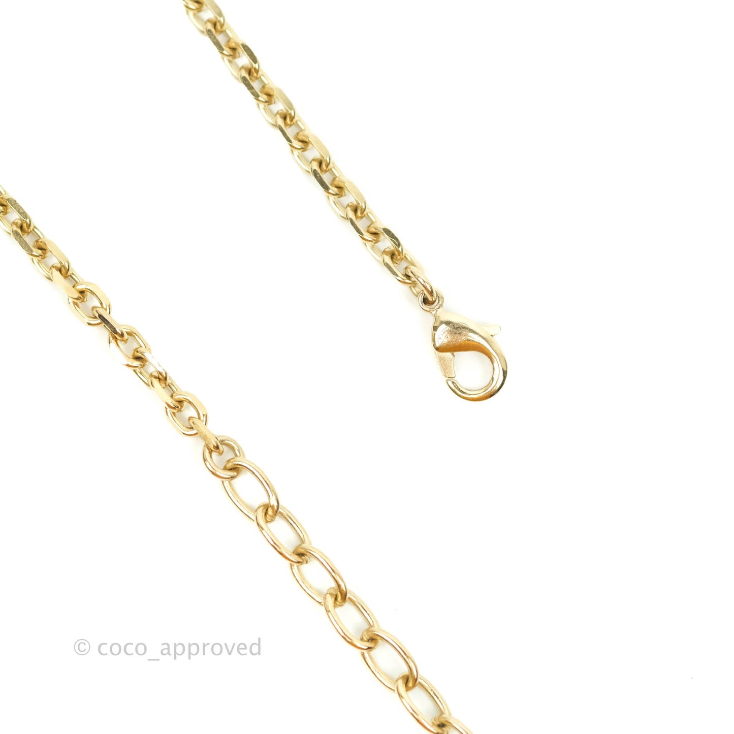 Chanel CC Crystal Choker Gold Tone 21B