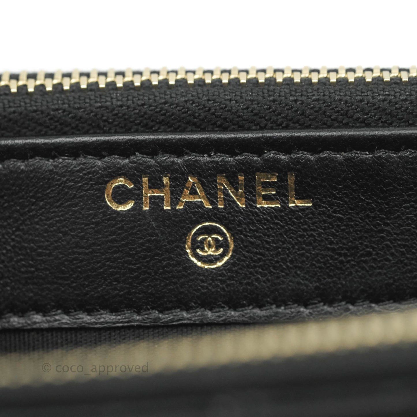 Chanel Pearl Charm Clutch With Chain Black Shiny Calfskin Gold Hardware