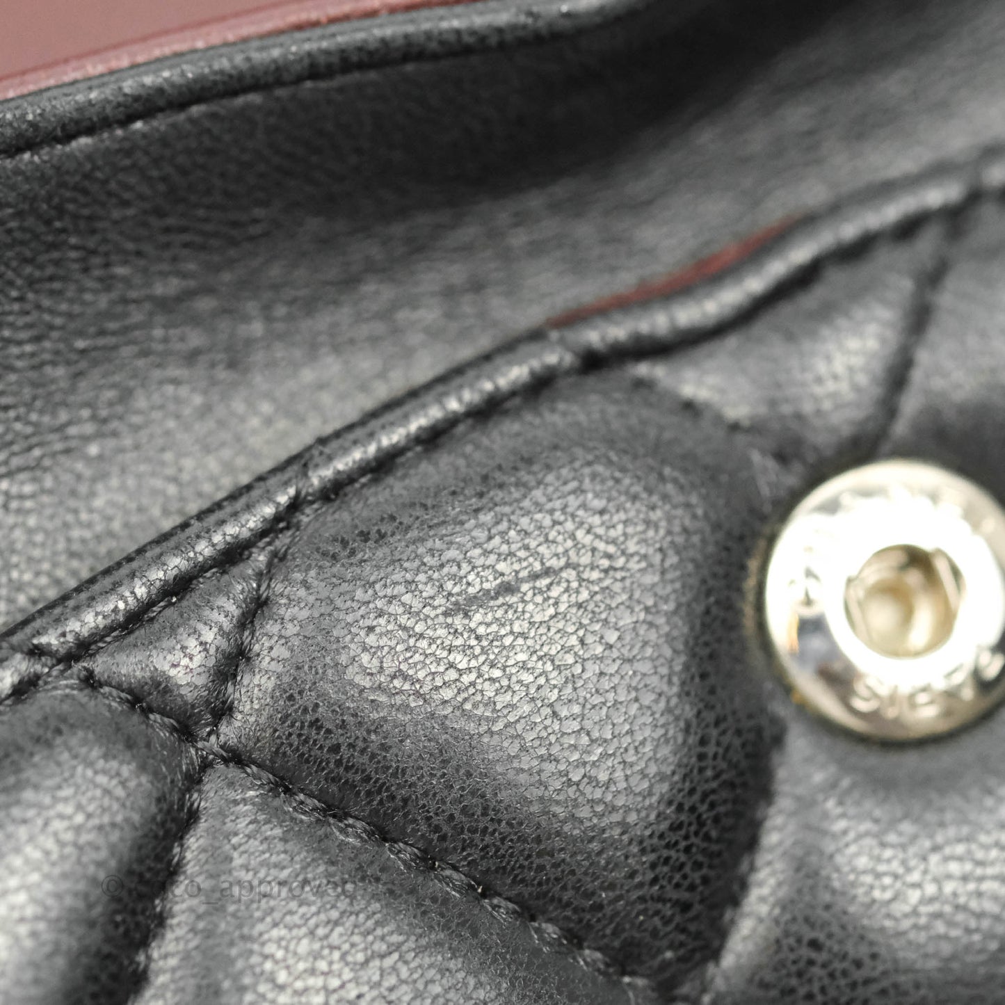 Chanel Classic M/L Medium Double Flap Black Lambskin Silver Hardware