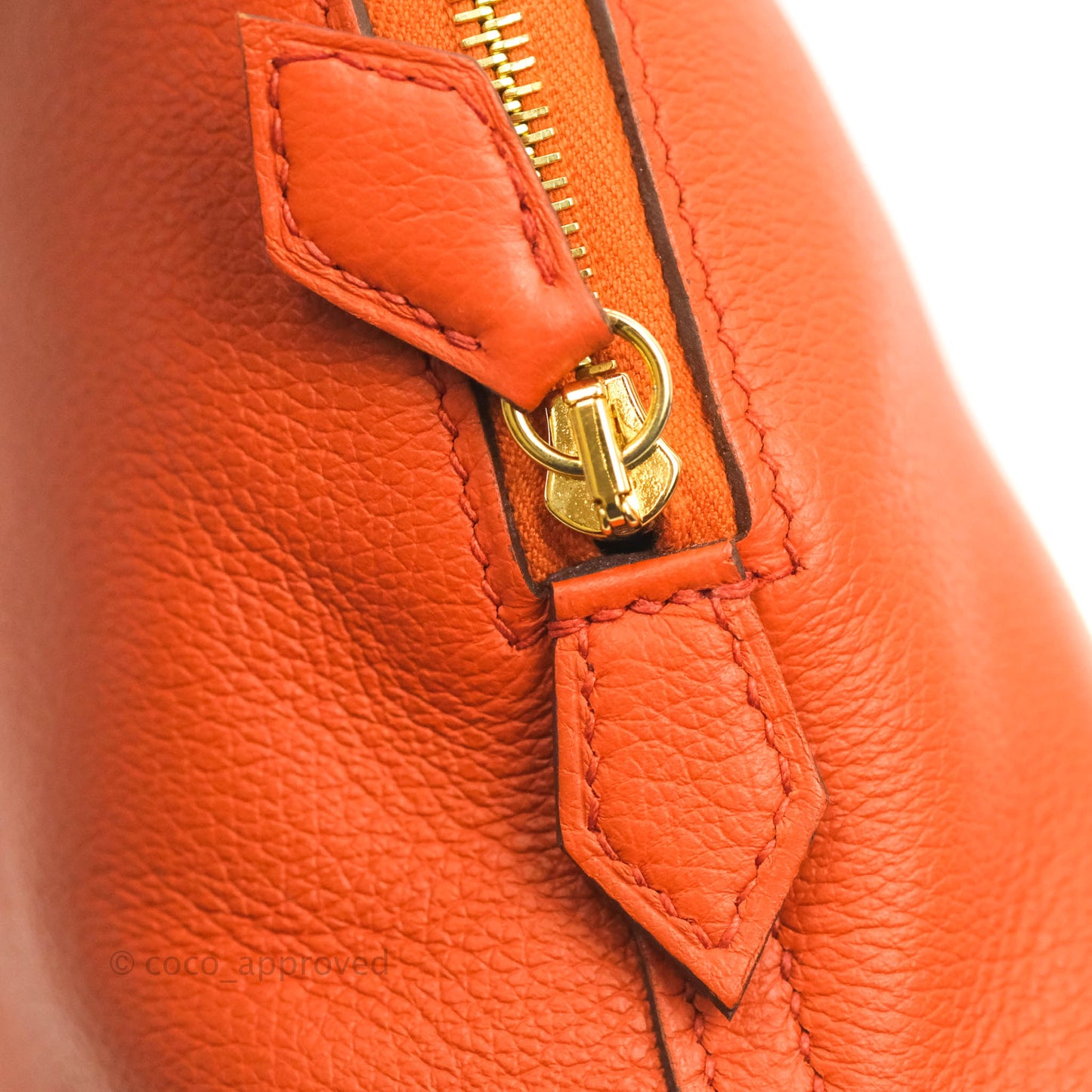 Hermès Bolide Mini 1923 Evercolour Terre Battue/Anemone Verso Gold Hardware