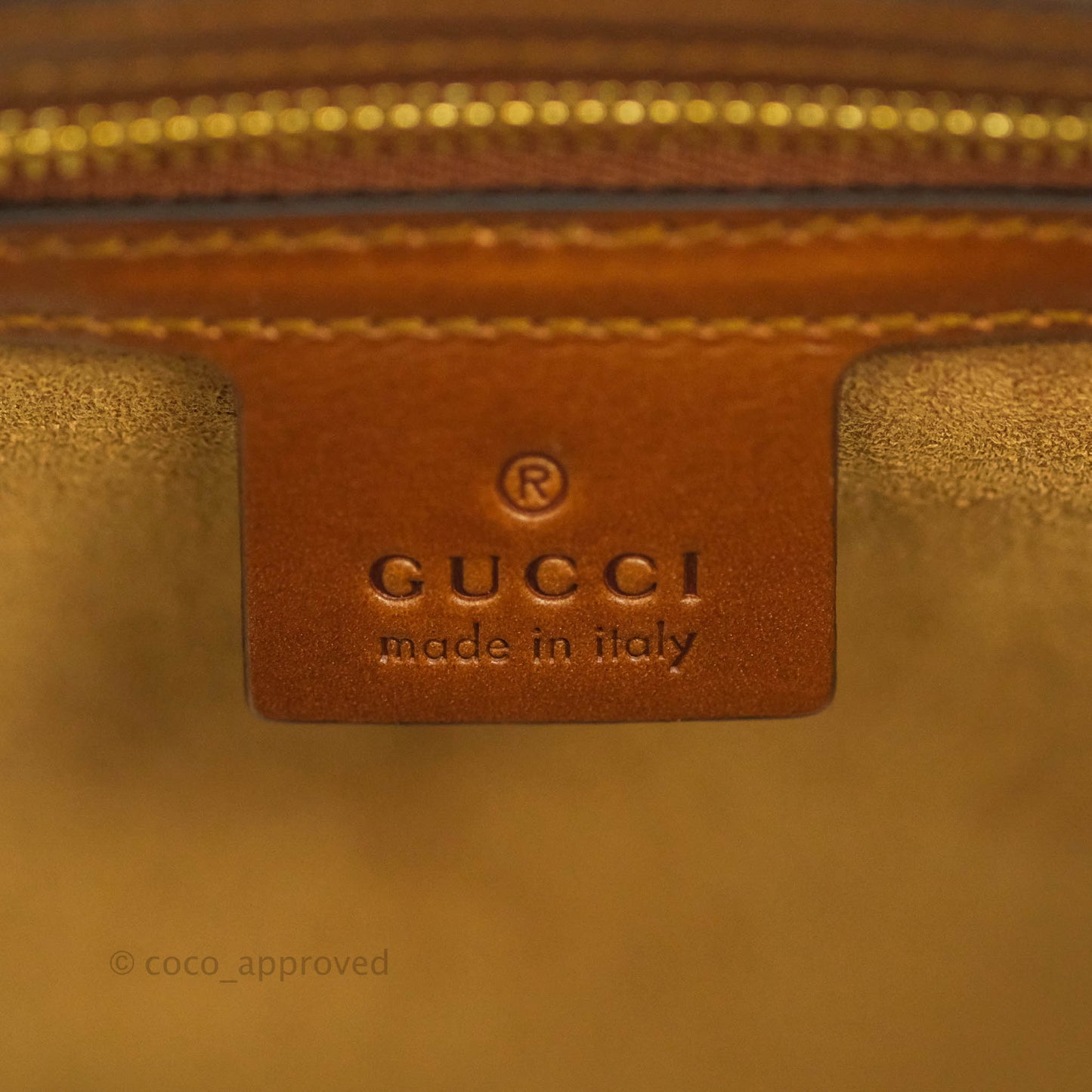 Gucci Monogram Canvas Brown Shopping Tote