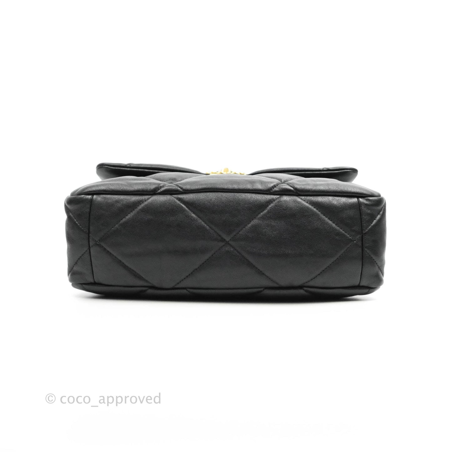 Chanel 19 Medium Black Goatskin Mixed Hardware