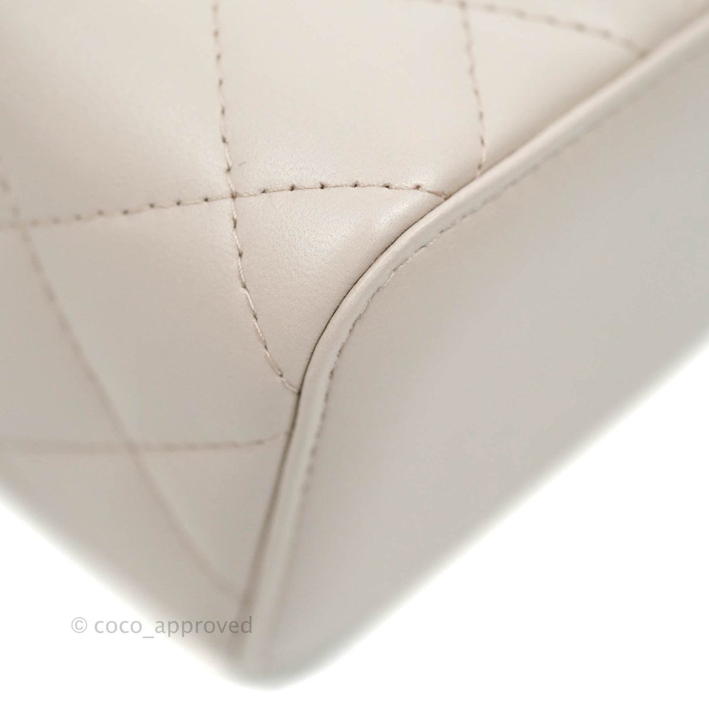Chanel Classic Mini Pearl Crush Vanity With Chain Lilac Pink Lambskin Aged Gold Hardware