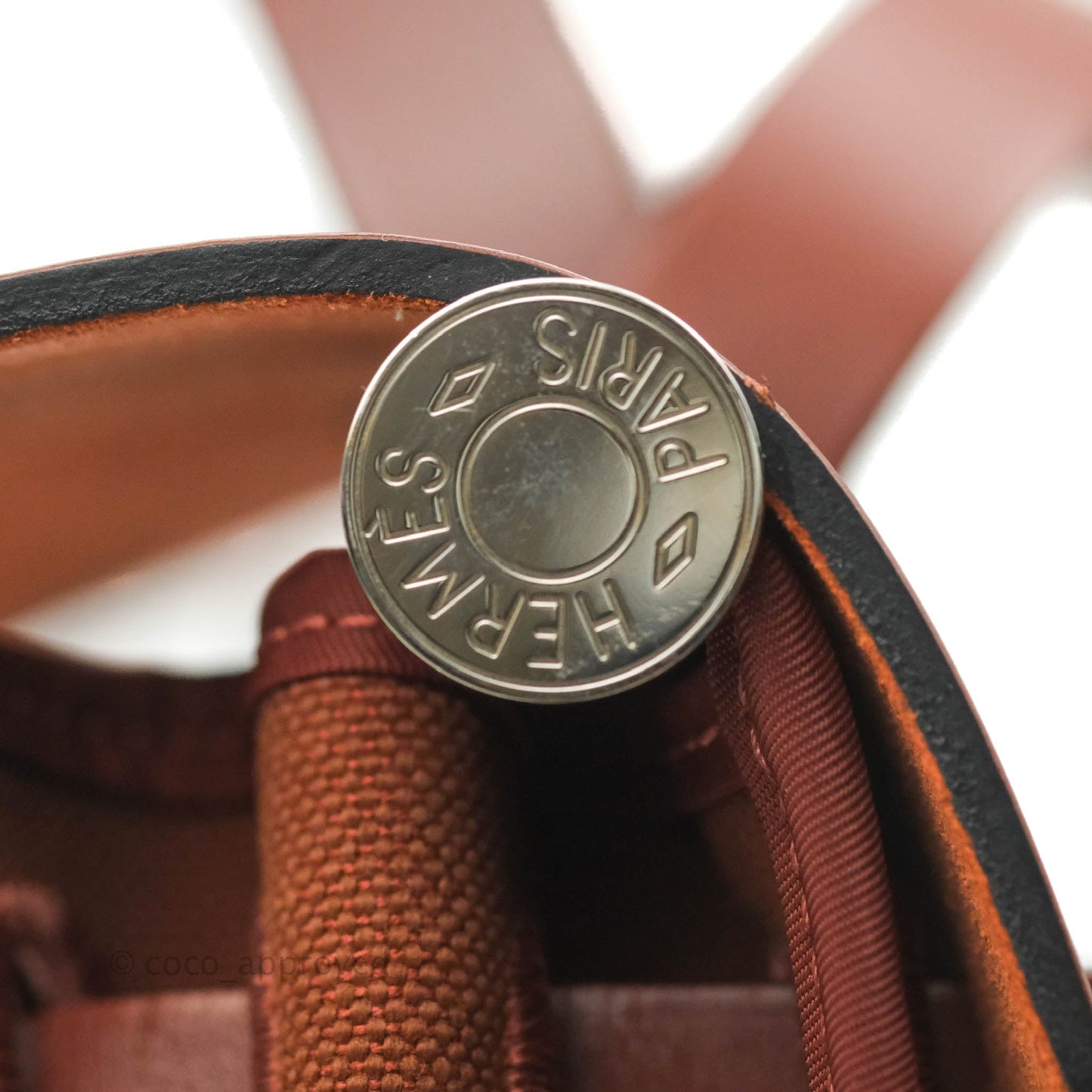 Hermès Herbag Zip 31 Rouge H Palladium Hardware
