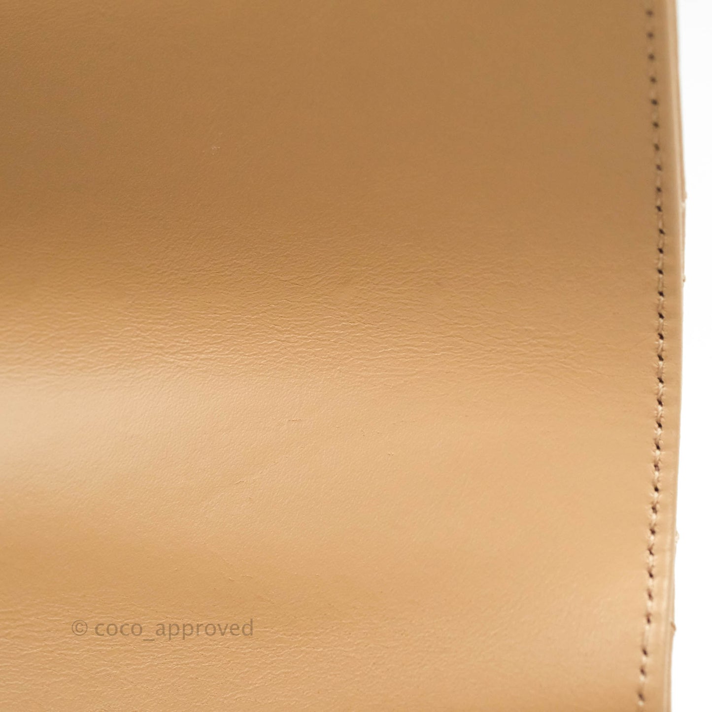 Chanel Quilted Mini Perfect Fit Adjustable Beige Calfskin Gold Hardware 21A
