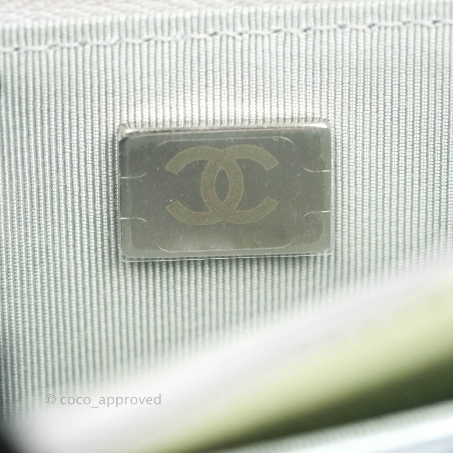 Chanel Quilted Wallet on Chain WOC Metallic Rainbow Lambskin Rainbow Hardware