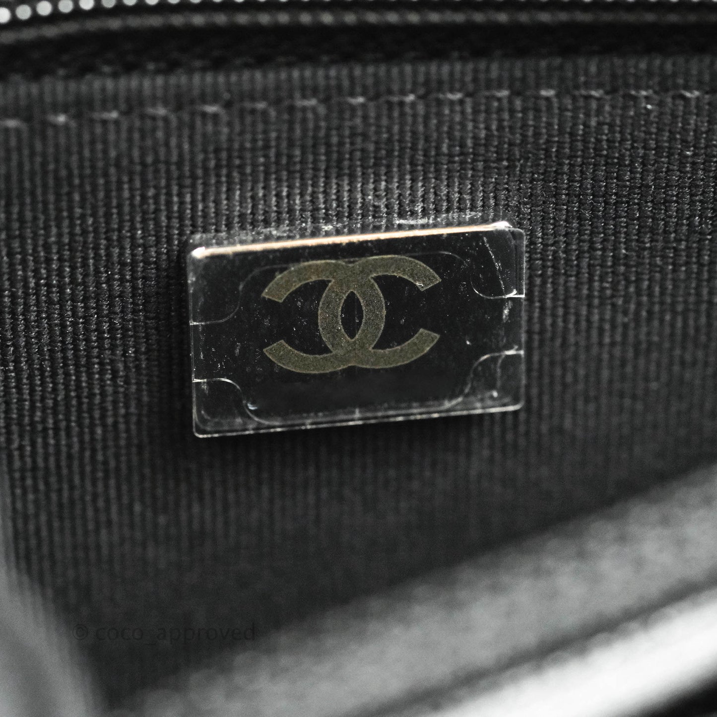 Chanel Quilted WOC Black Caviar Gold Hardware With Charms