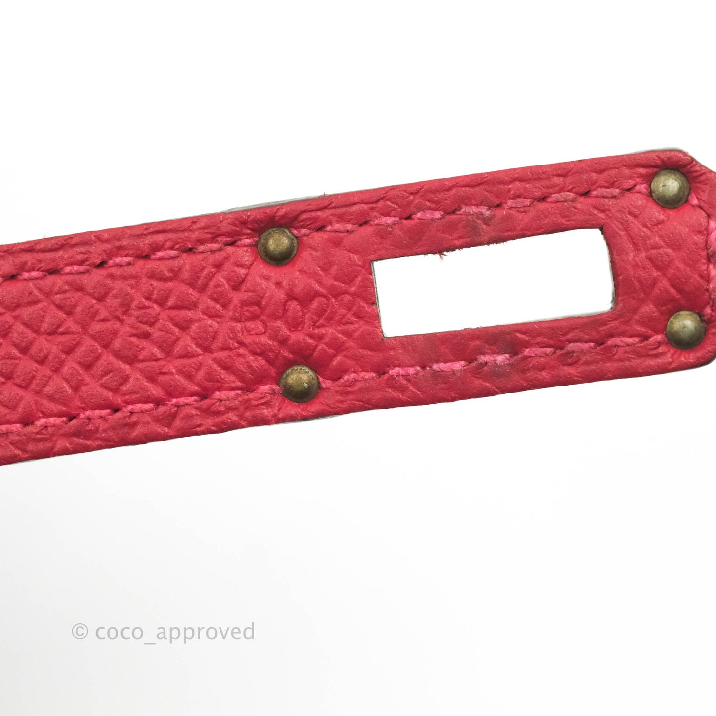 Hermès Kelly Wallet Red Epsom Palladium Hardware