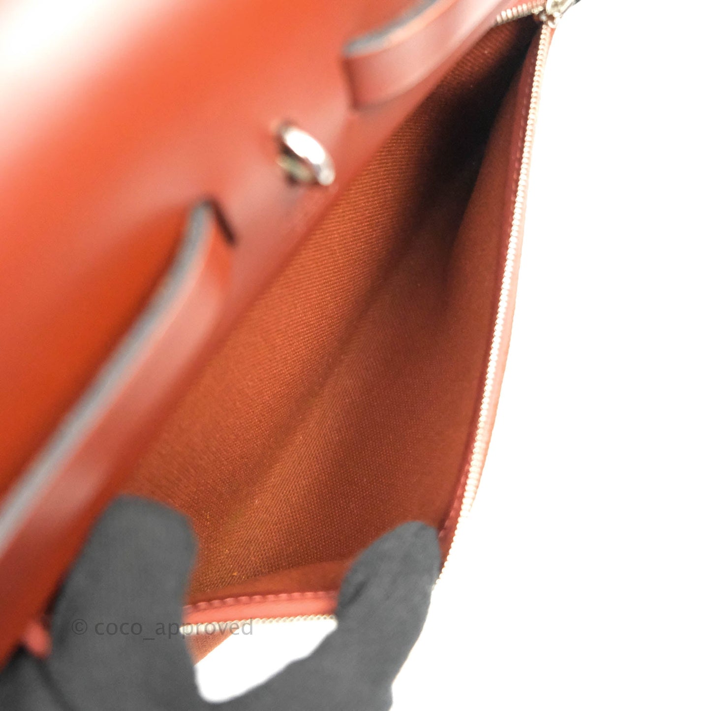 Hermès Herbag Zip 31 Rouge H Palladium Hardware