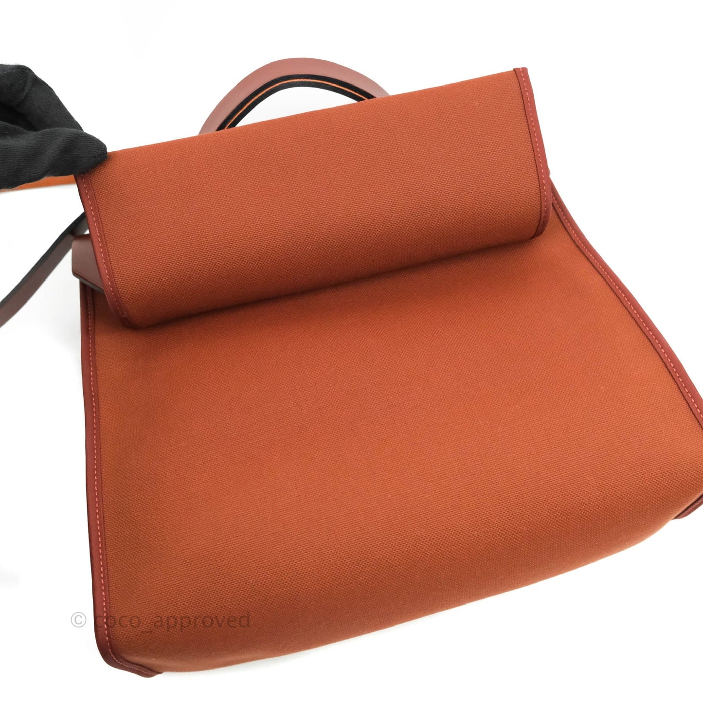 Hermès Herbag Zip 31 Rouge H Palladium Hardware
