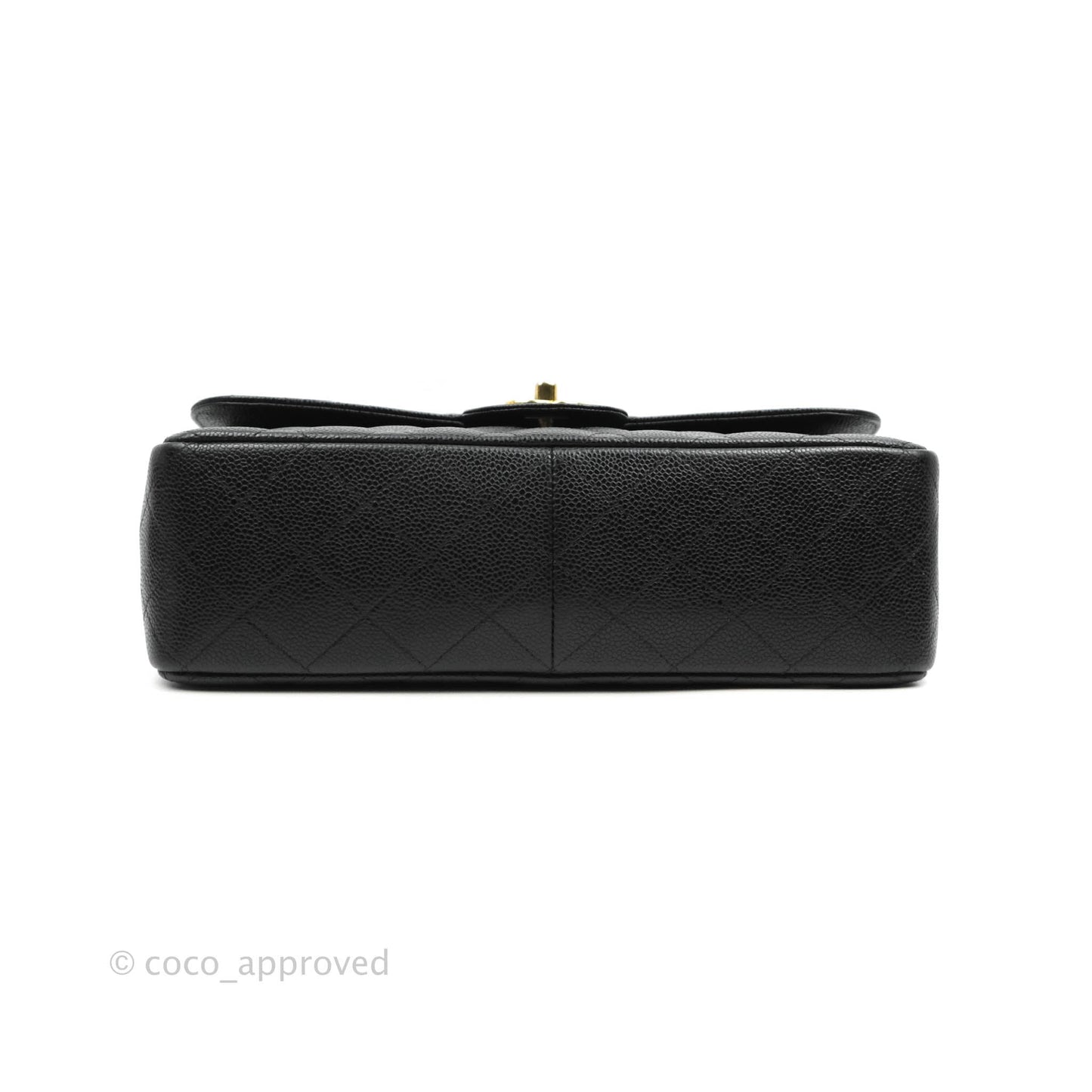 Chanel Jumbo Double Flap Black Caviar Gold Hardware⁣⁣