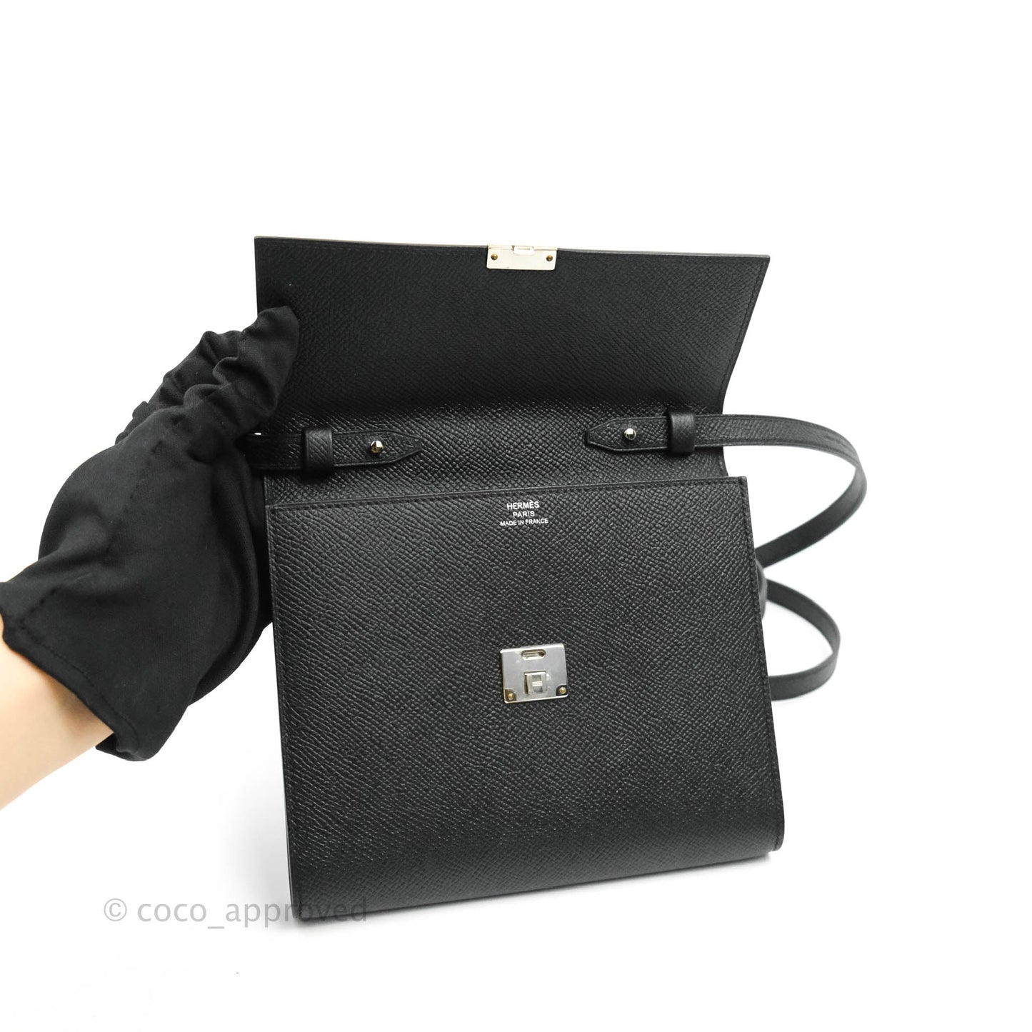 Hermès Clic 16 Wallet (on chain) Black Palladium Hardware