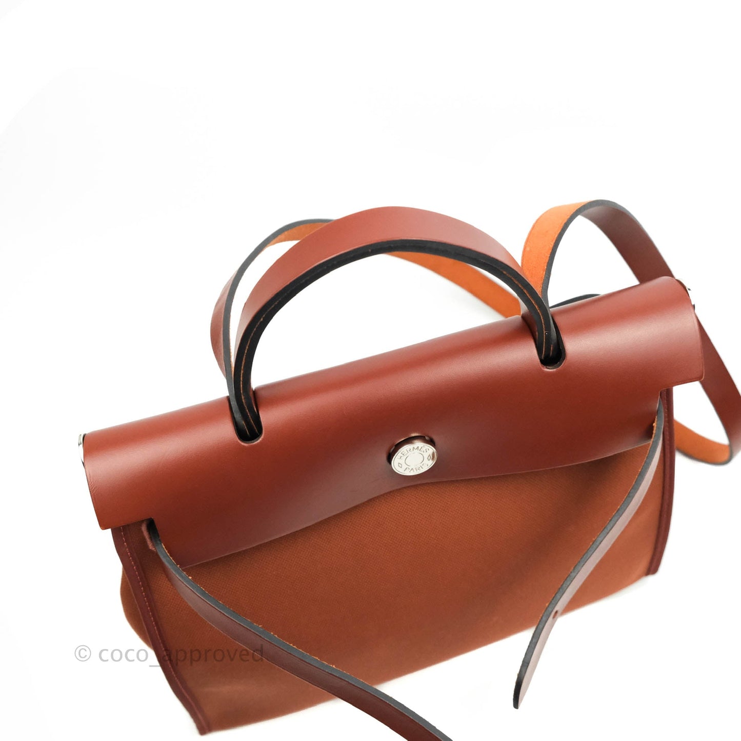 Hermès Herbag Zip 31 Rouge H Palladium Hardware