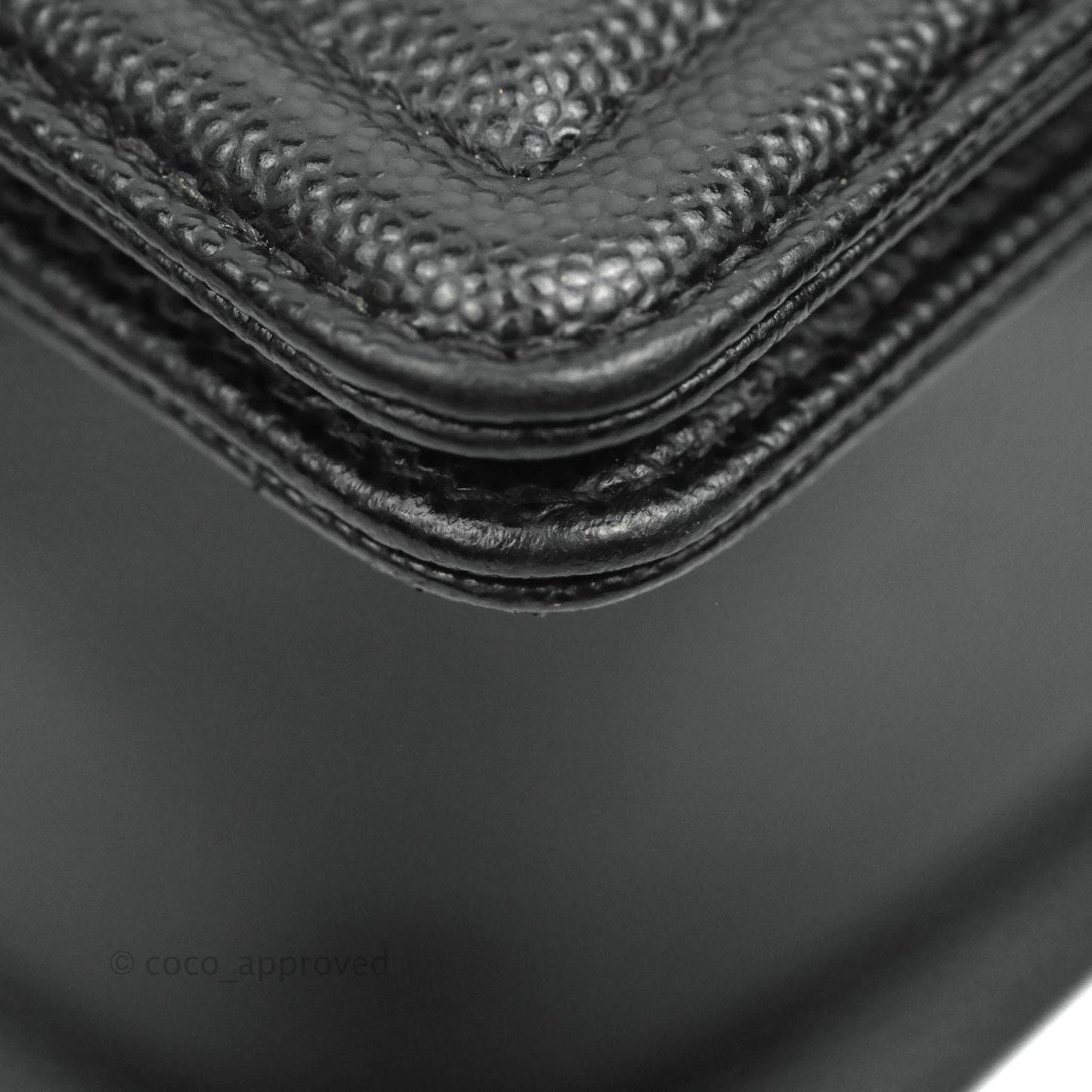 Chanel Medium Quilted Boy Black Caviar Aged Gold Hardware