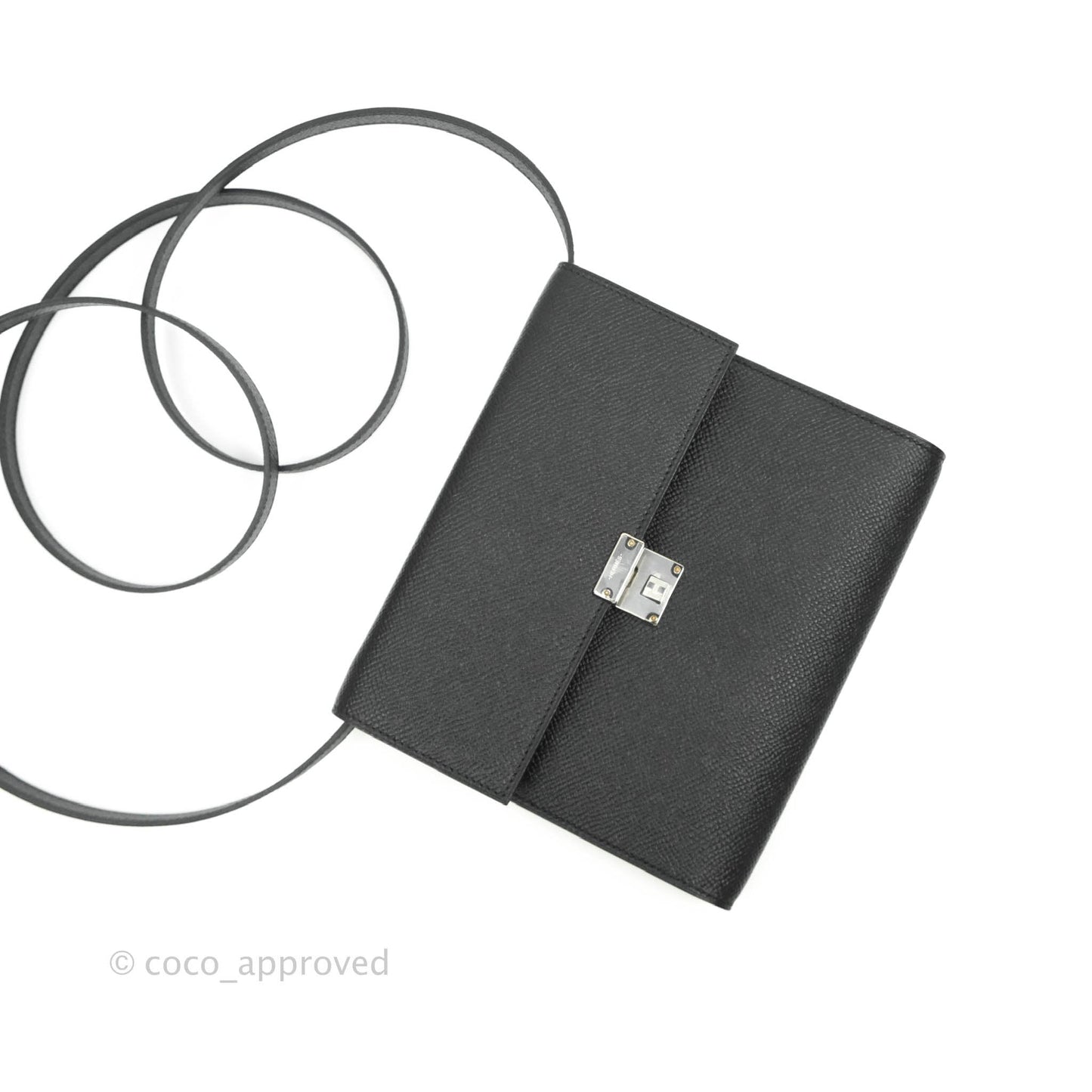 Hermès Clic 16 Wallet (on chain) Black Palladium Hardware