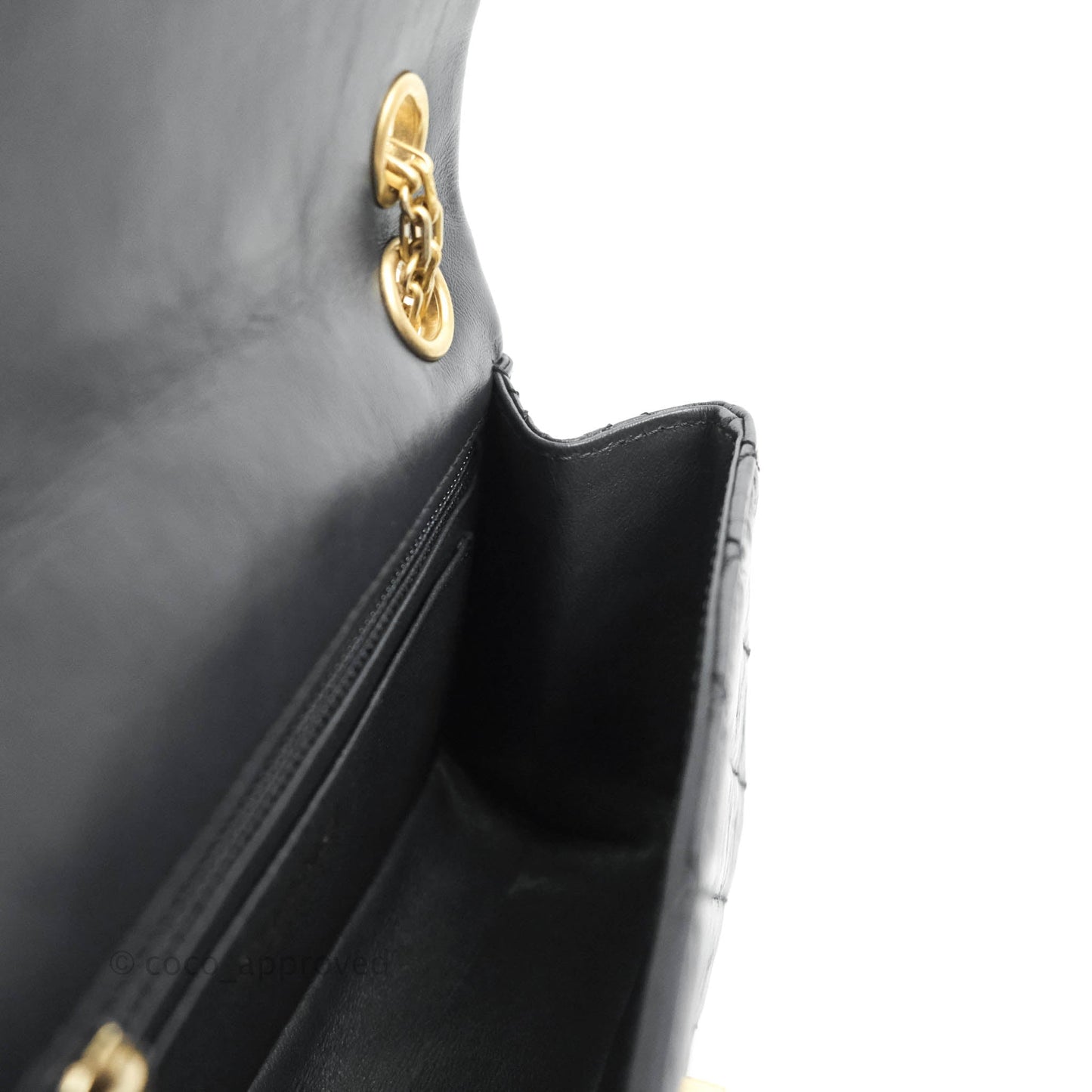 Chanel Mini Reissue 224 Navy Aged Calfskin Aged Gold Hardware