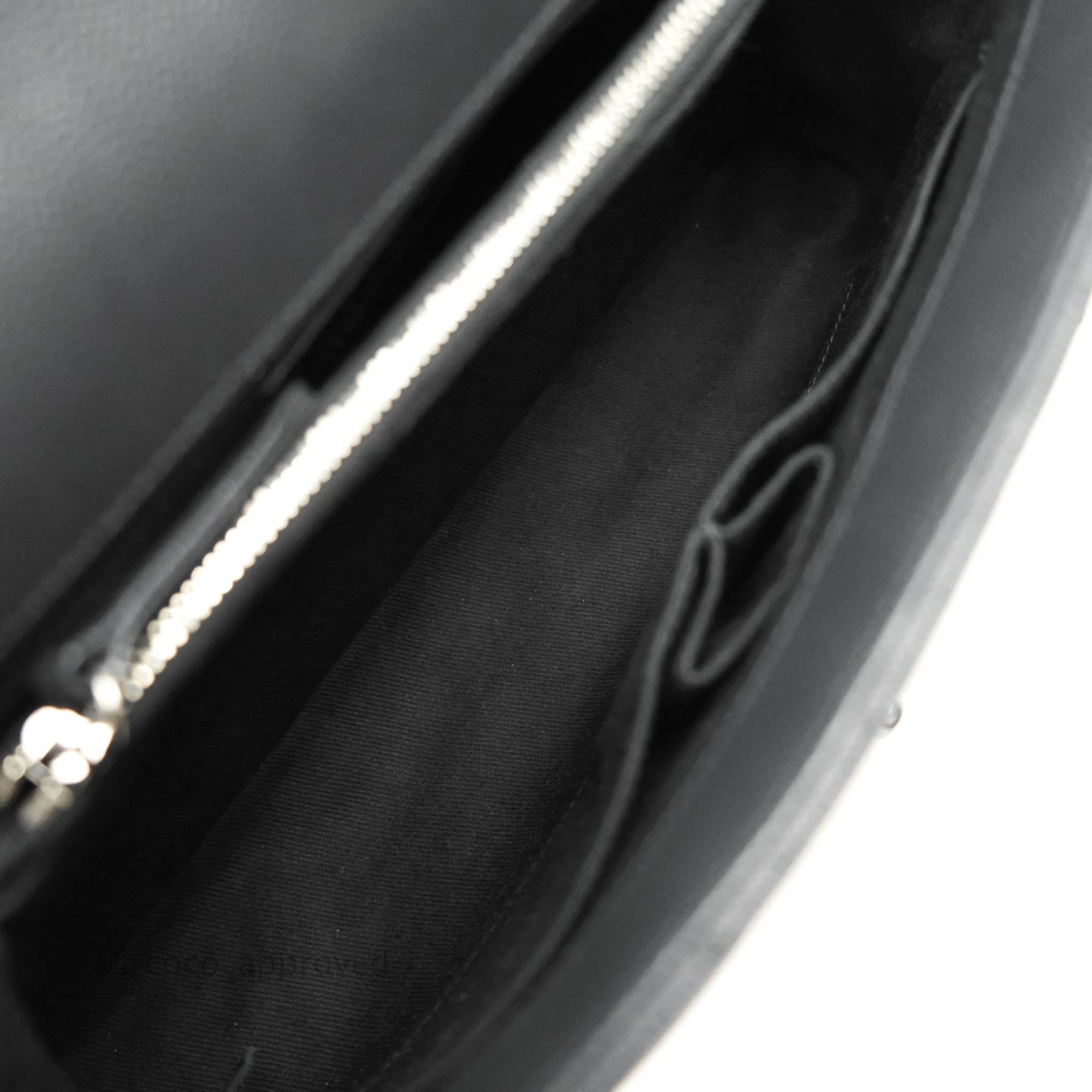 Chanel Medium (Small) Coco Handle Chevron Dark Grey Caviar Black Hardware