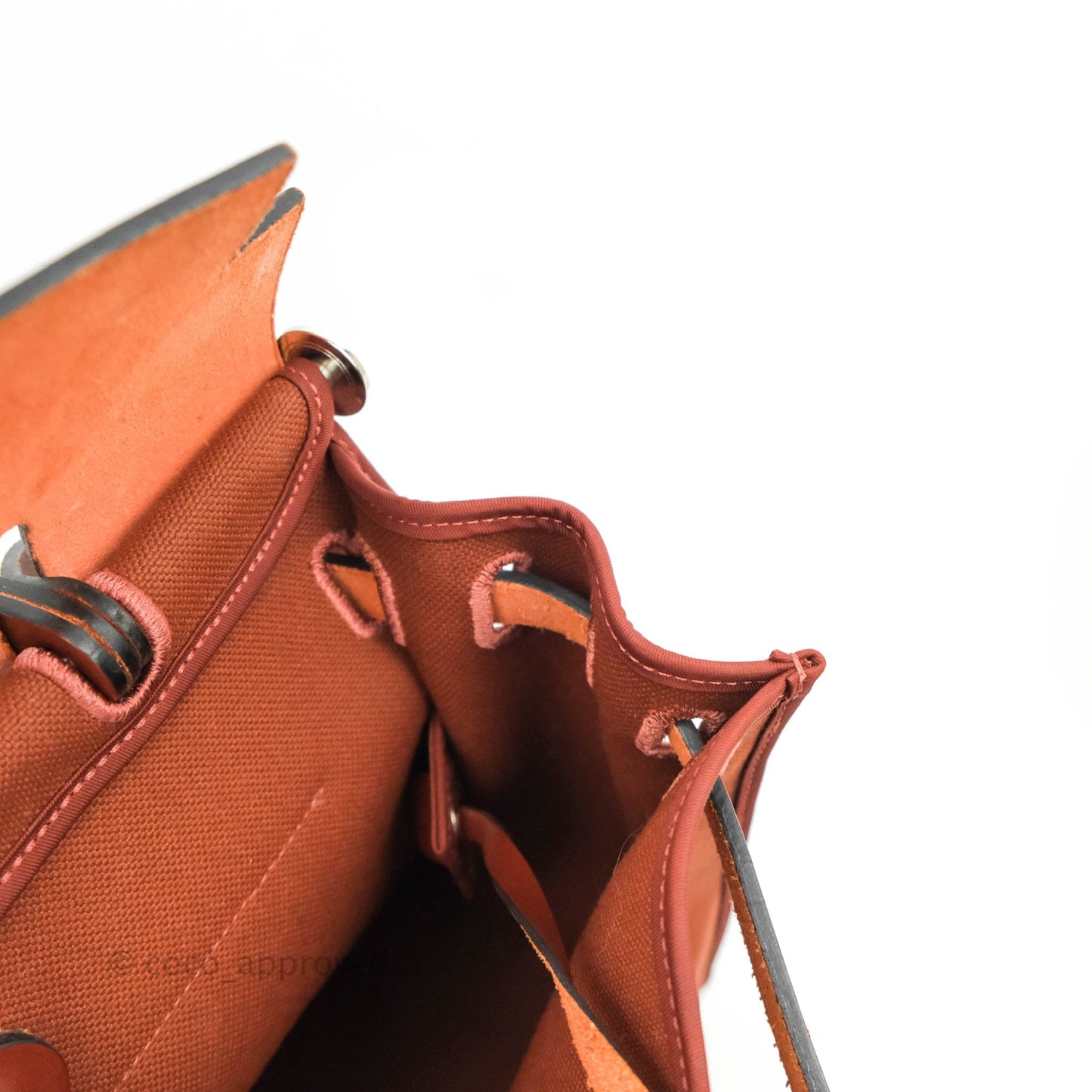 Hermès Herbag Zip 31 Rouge H Palladium Hardware