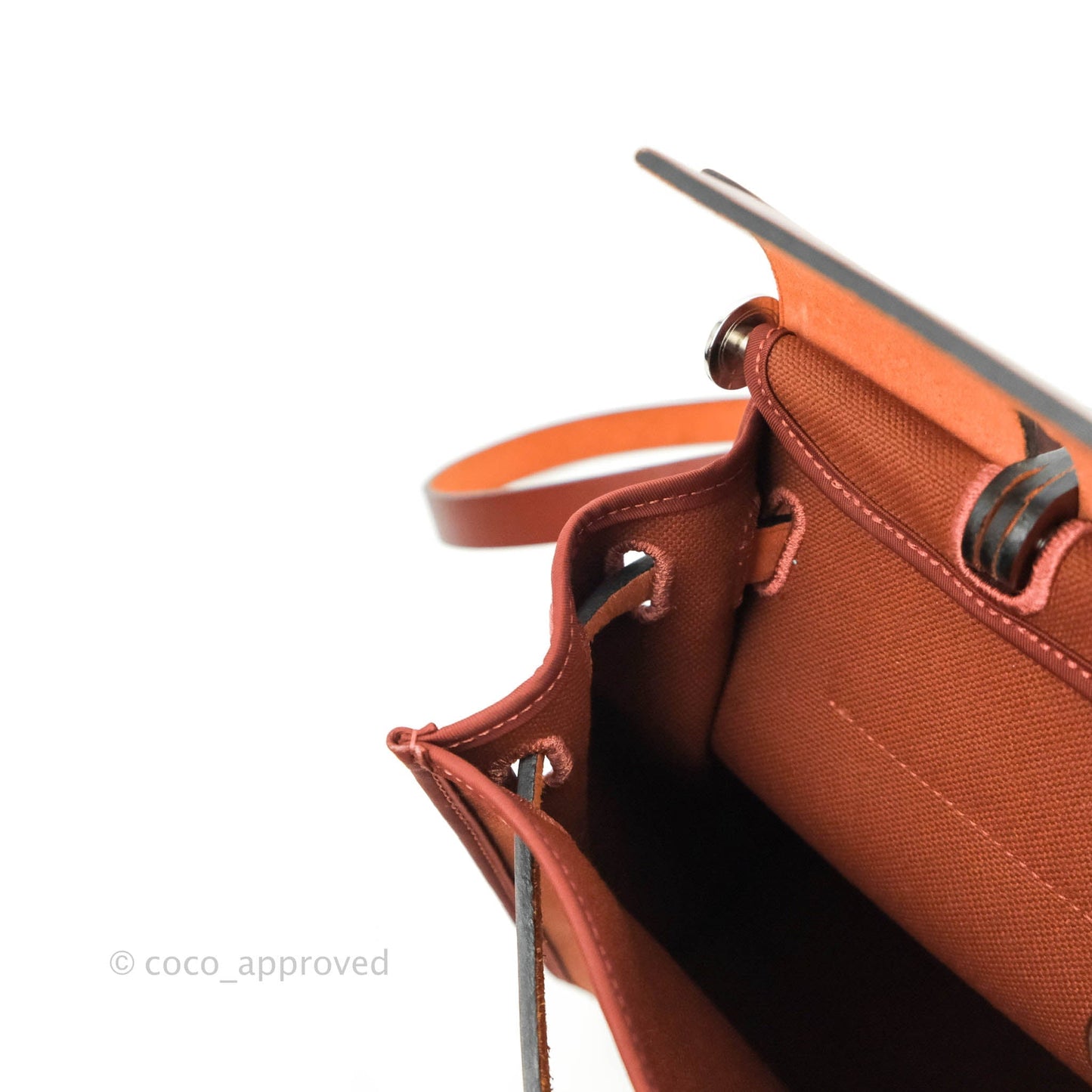 Hermès Herbag Zip 31 Rouge H Palladium Hardware