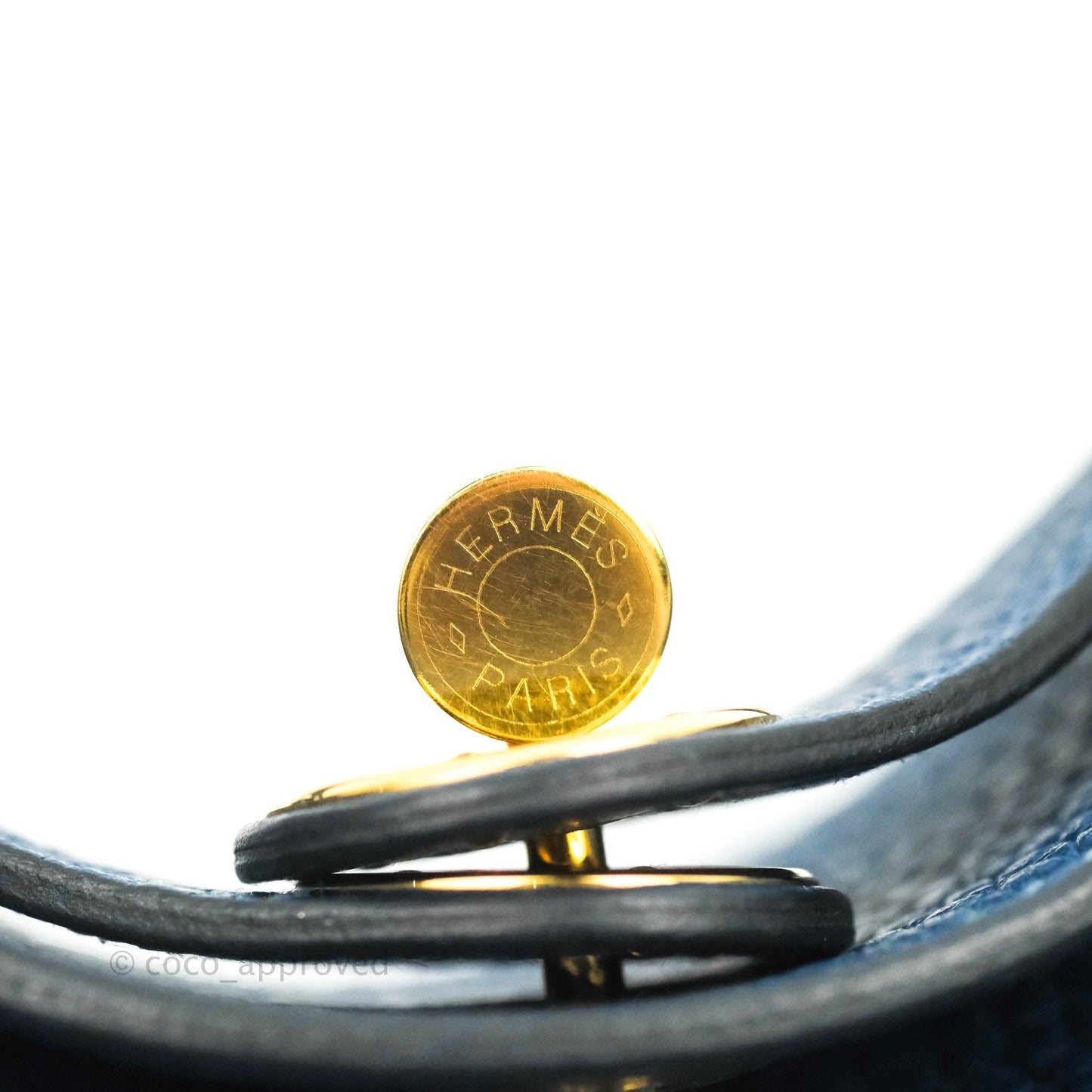 Hermès Mini Lindy 20 Deep Blue Clemence Gold Hardware