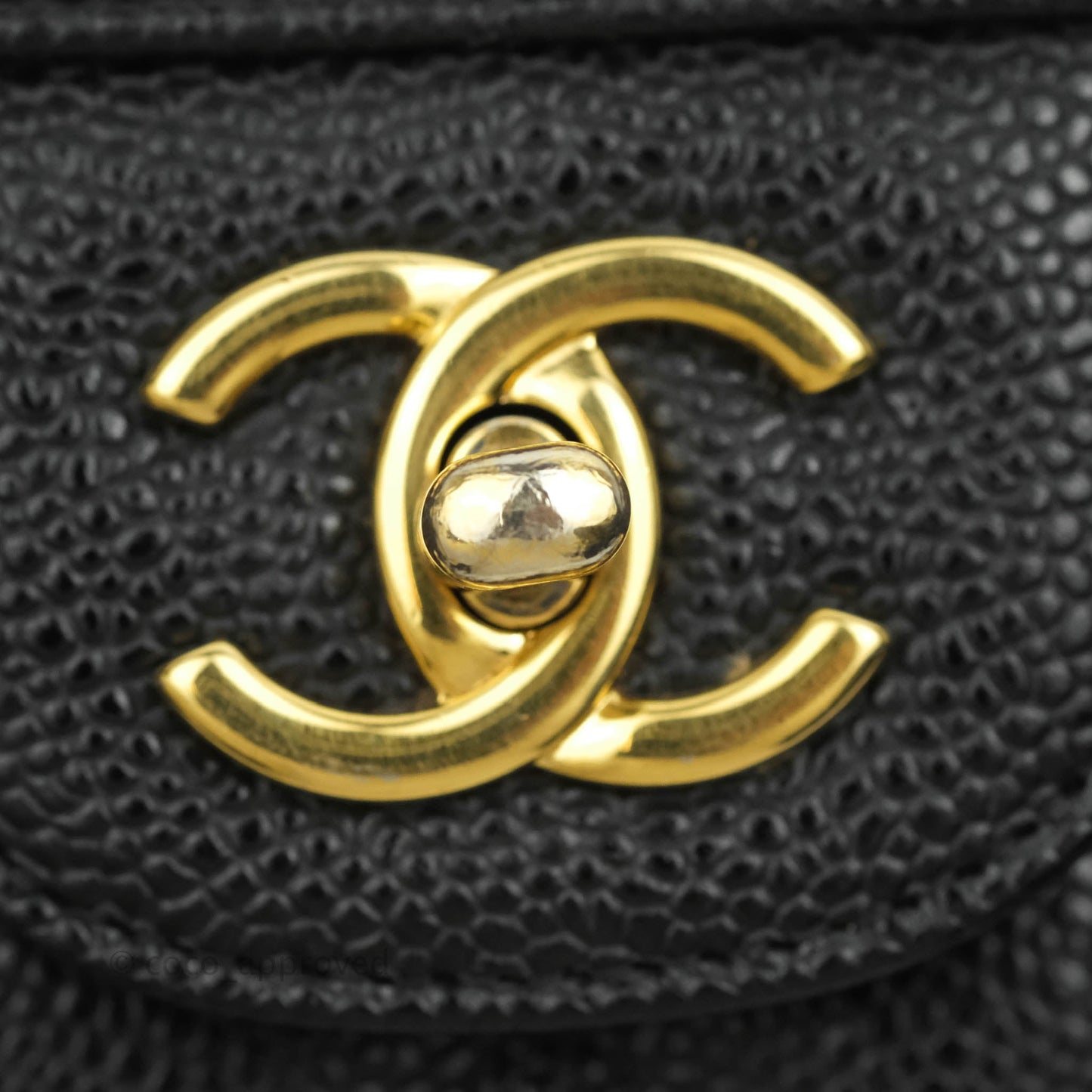 Chanel Jumbo Double Flap Black Caviar Gold Hardware⁣⁣