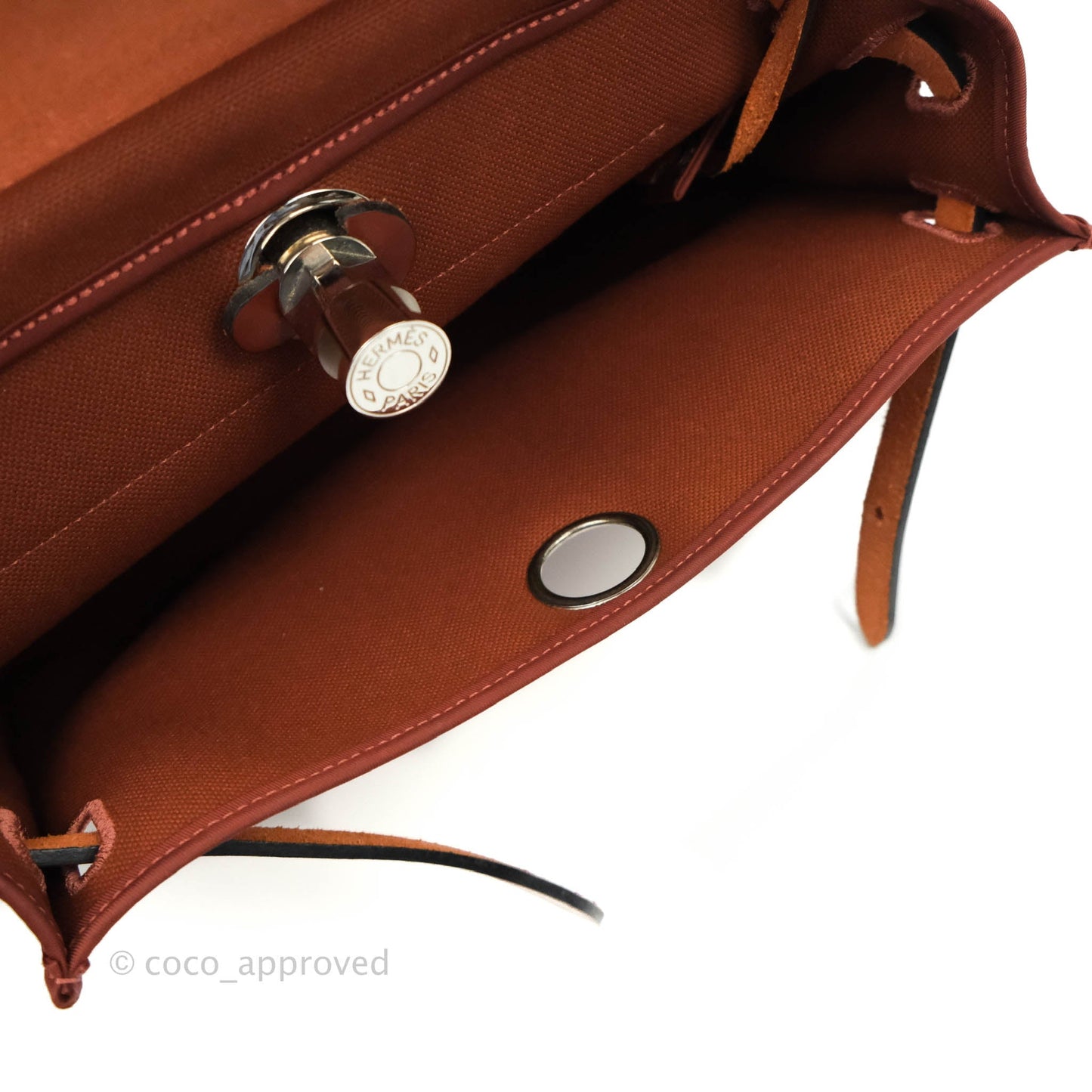Hermès Herbag Zip 31 Rouge H Palladium Hardware