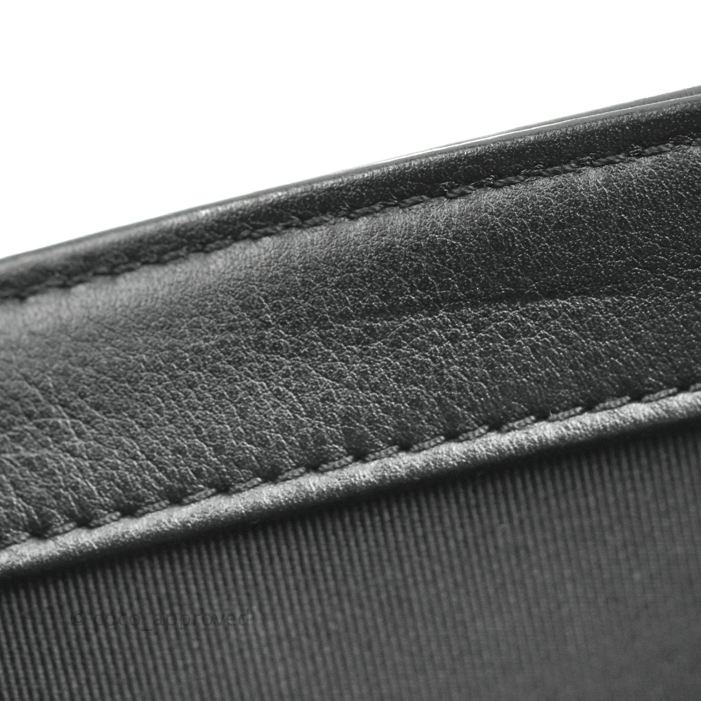 Chanel Quilted Medium Black Calfskin Boy Flap Ruthenium Hardware