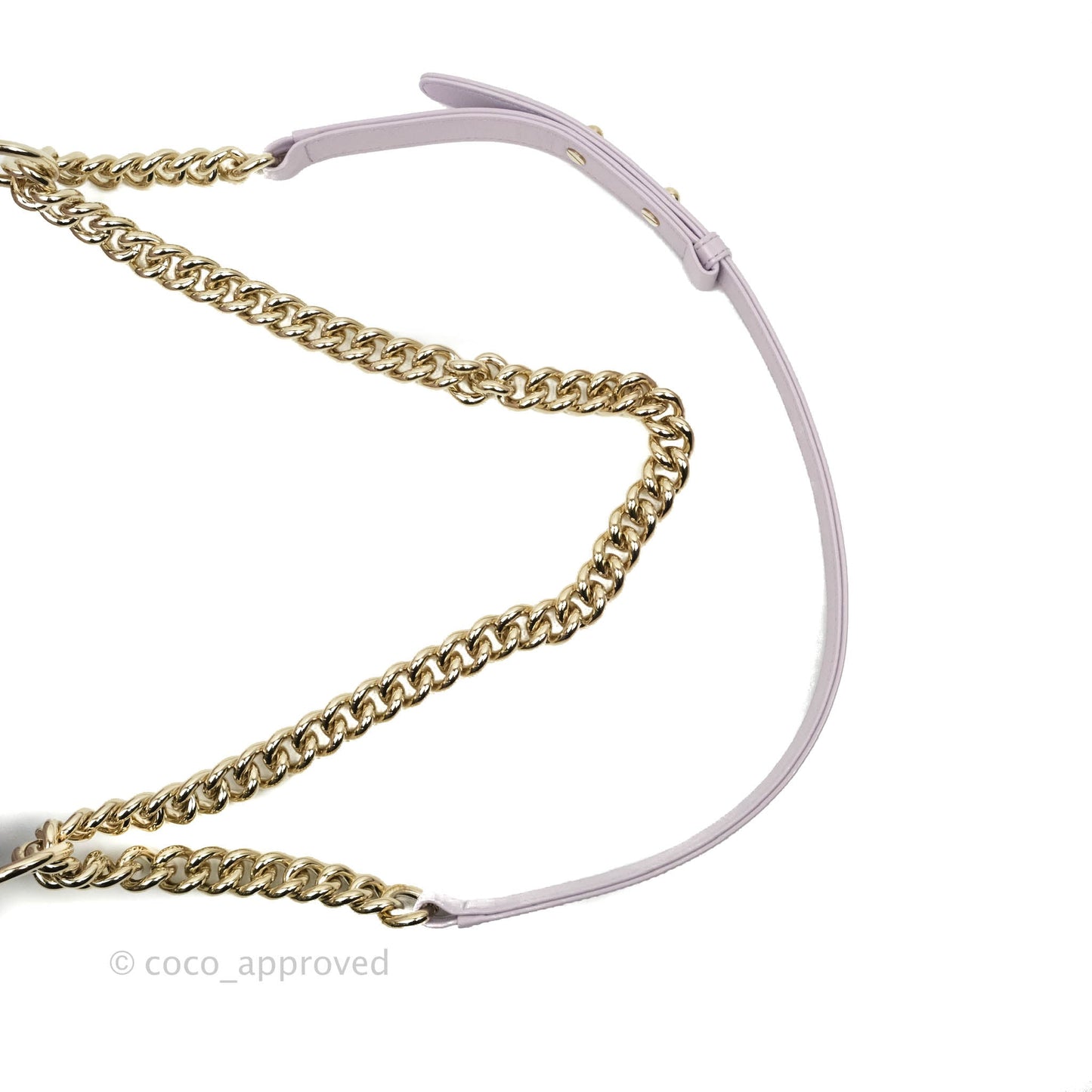 Chanel Quilted Medium Boy Iridescent Lilac Calfskin Light Gold Hardware