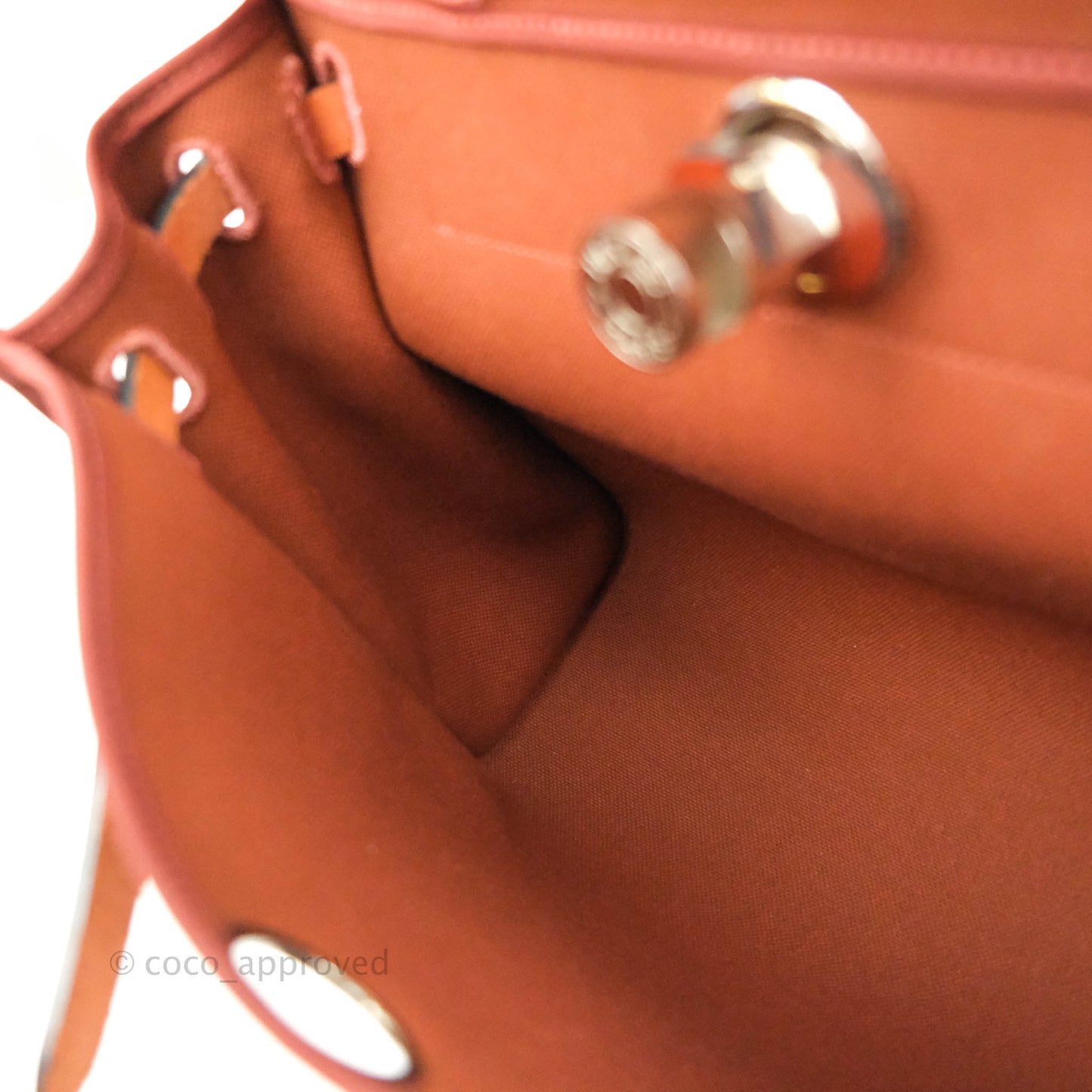Hermès Herbag Zip 31 Rouge H Palladium Hardware