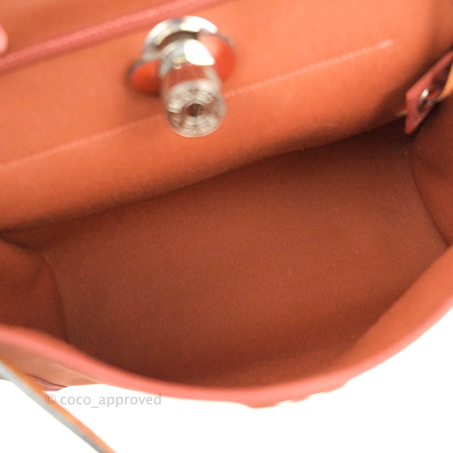Hermès Herbag Zip 31 Rouge H Palladium Hardware