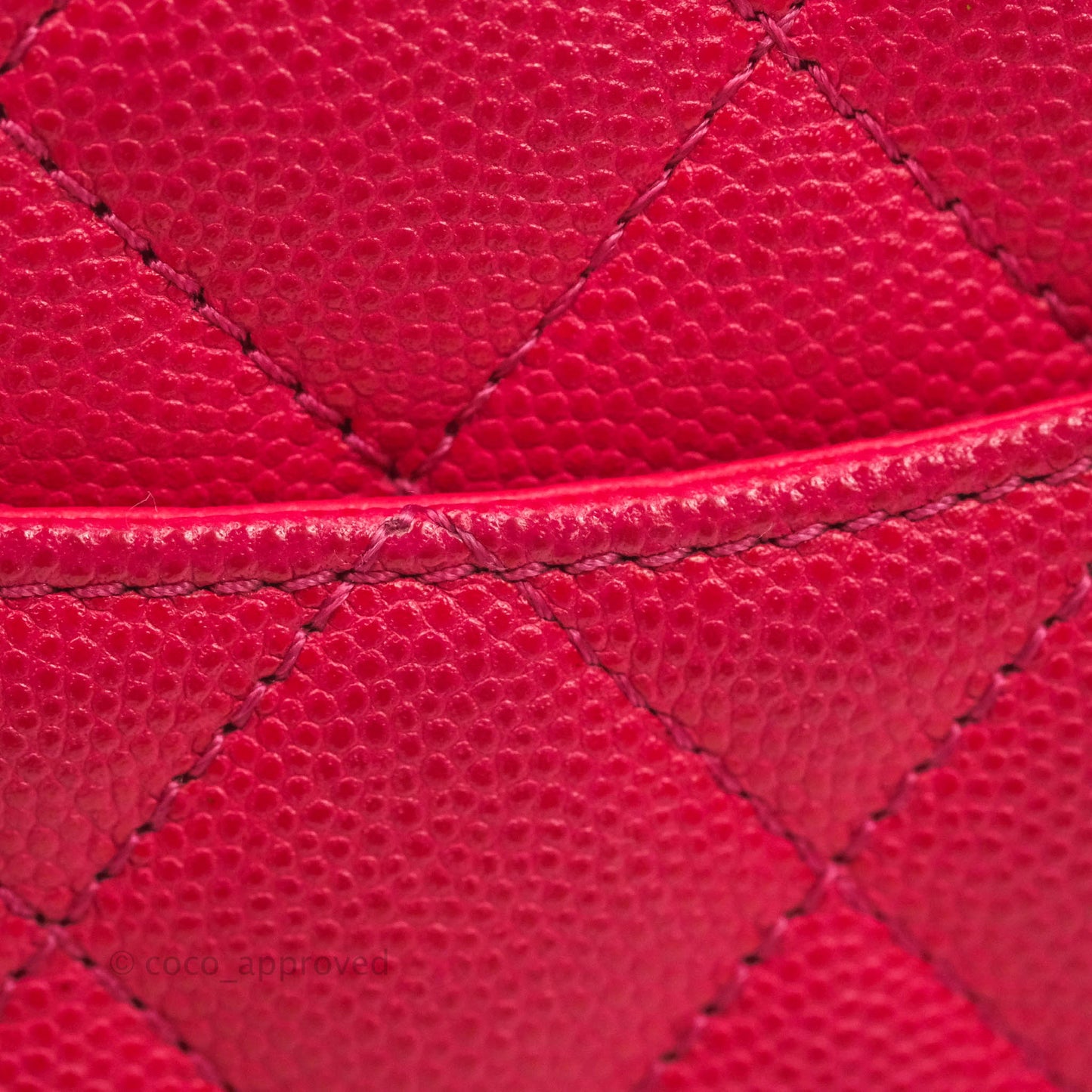 Chanel Reissue 224 Flap Quilted Fuschia Pink Caviar Aged Gold Hardware