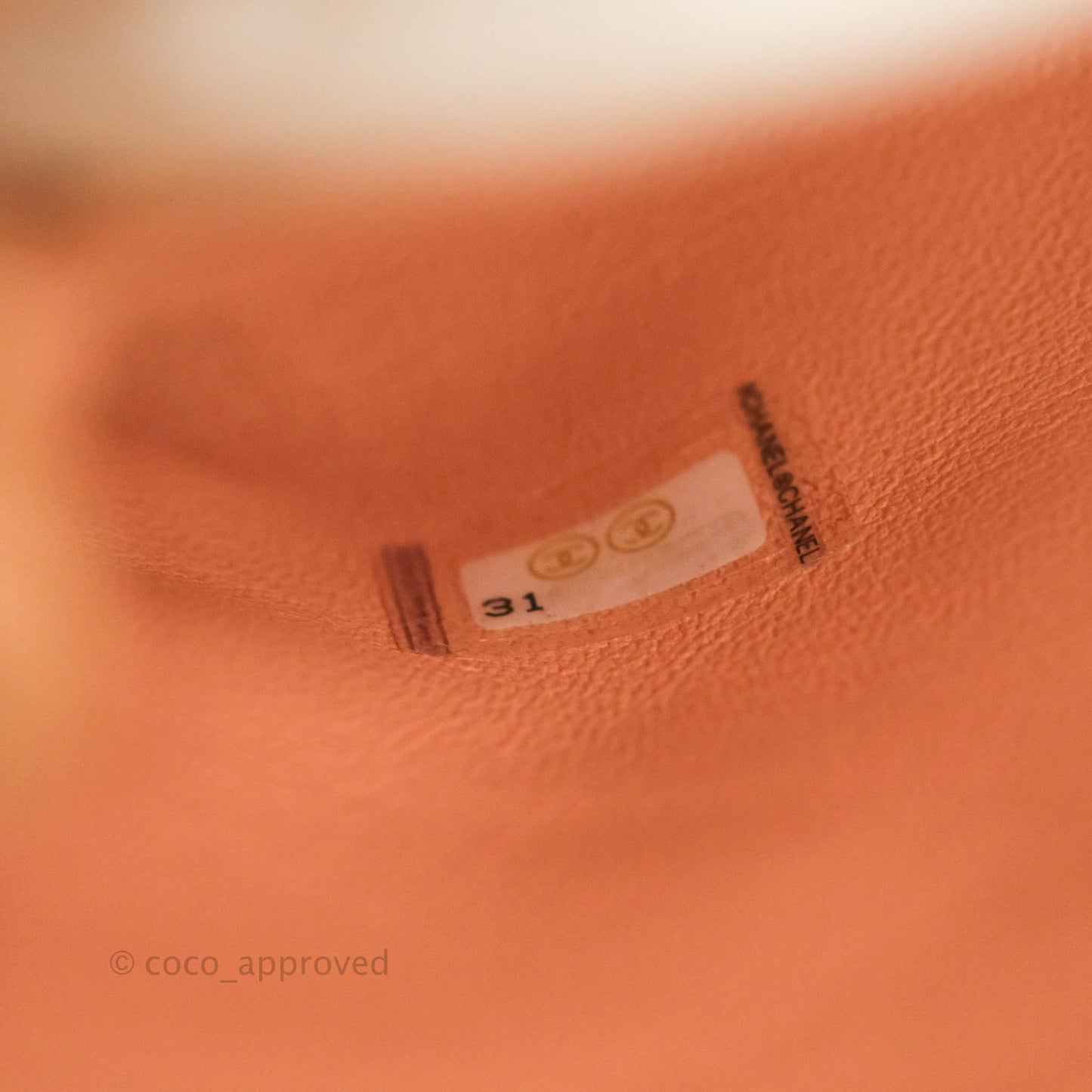Chanel Mini Coco Handle Light Beige Pink Caviar Gold Hardware