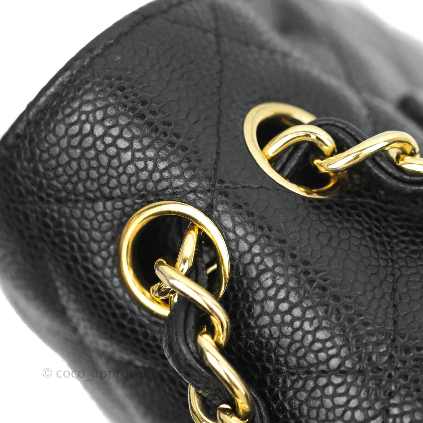 Chanel Jumbo Double Flap Black Caviar Gold Hardware⁣⁣