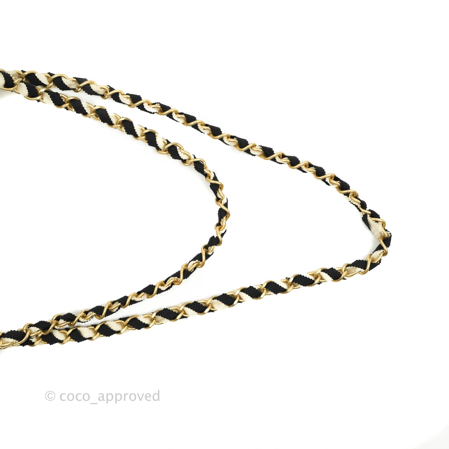 Chanel M/L Medium Flap Beige Tweed Chain Braid Aged Gold Hardware 19P