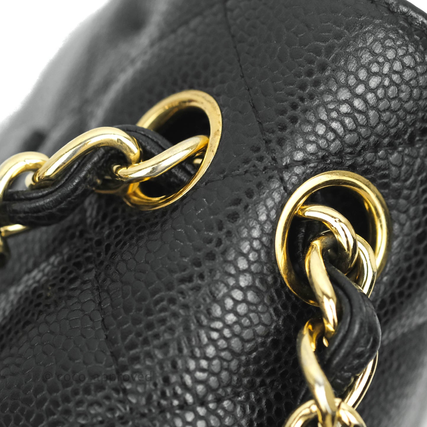 Chanel Jumbo Double Flap Black Caviar Gold Hardware⁣⁣