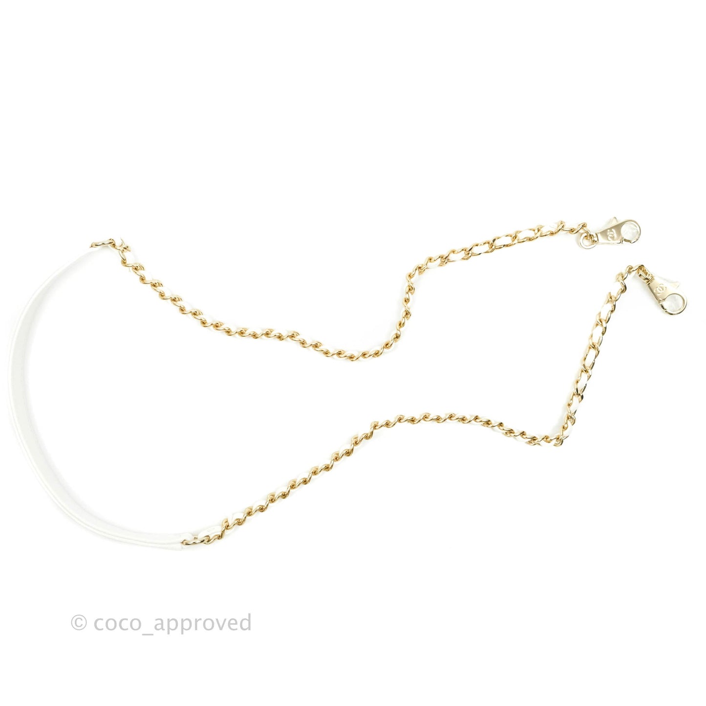 Chanel Mini (Small) Coco Handle Quilted White Caviar Gold Hardware