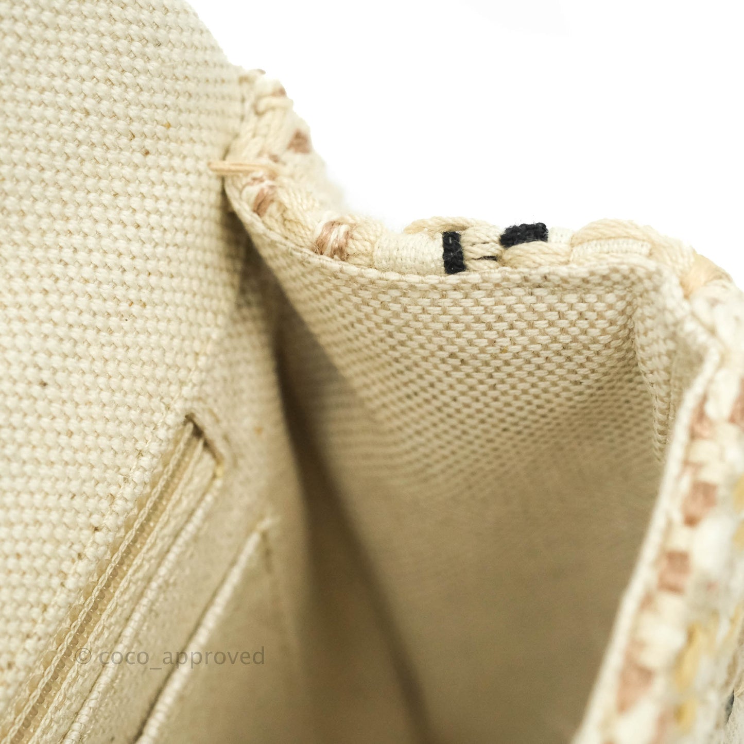 Chanel M/L Medium Flap Beige Tweed Chain Braid Aged Gold Hardware 19P