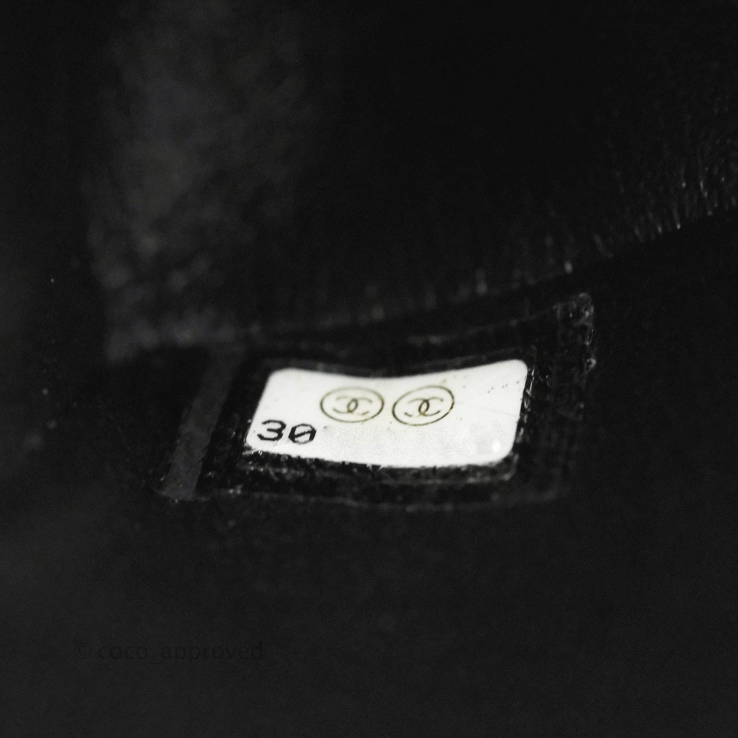 Chanel Mini Reissue 224 Tweed Black Aged Gold Hardware