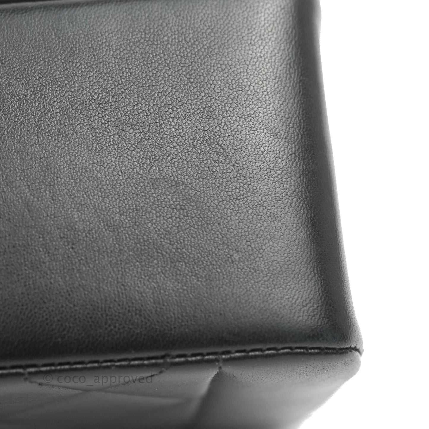 Chanel Vintage Small Classic Diana Flap Bag Black Lambskin 24K Gold Hardware