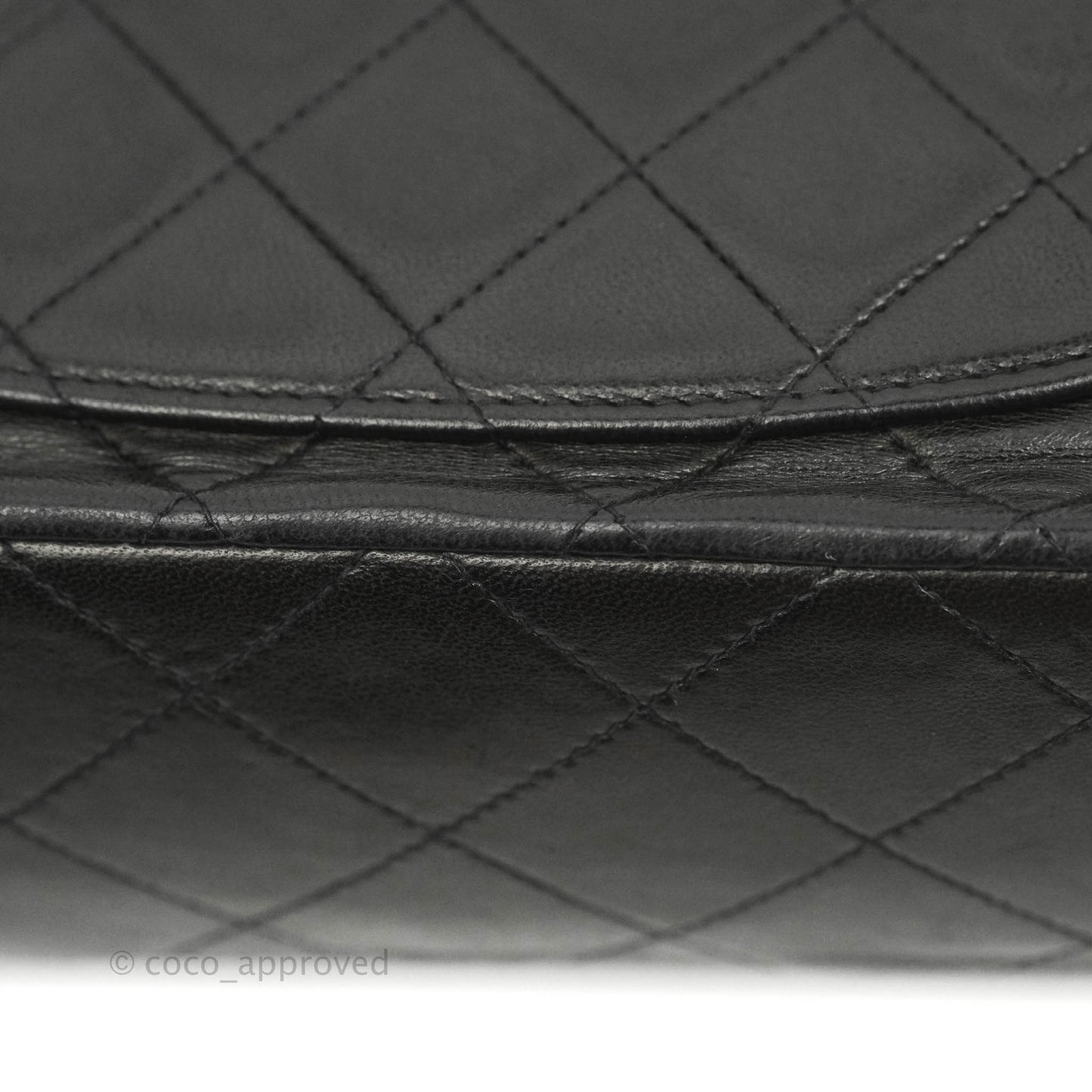 Chanel Classic Vintage Small S/M Flap Dark Brown Lambskin 24K Gold Hardware