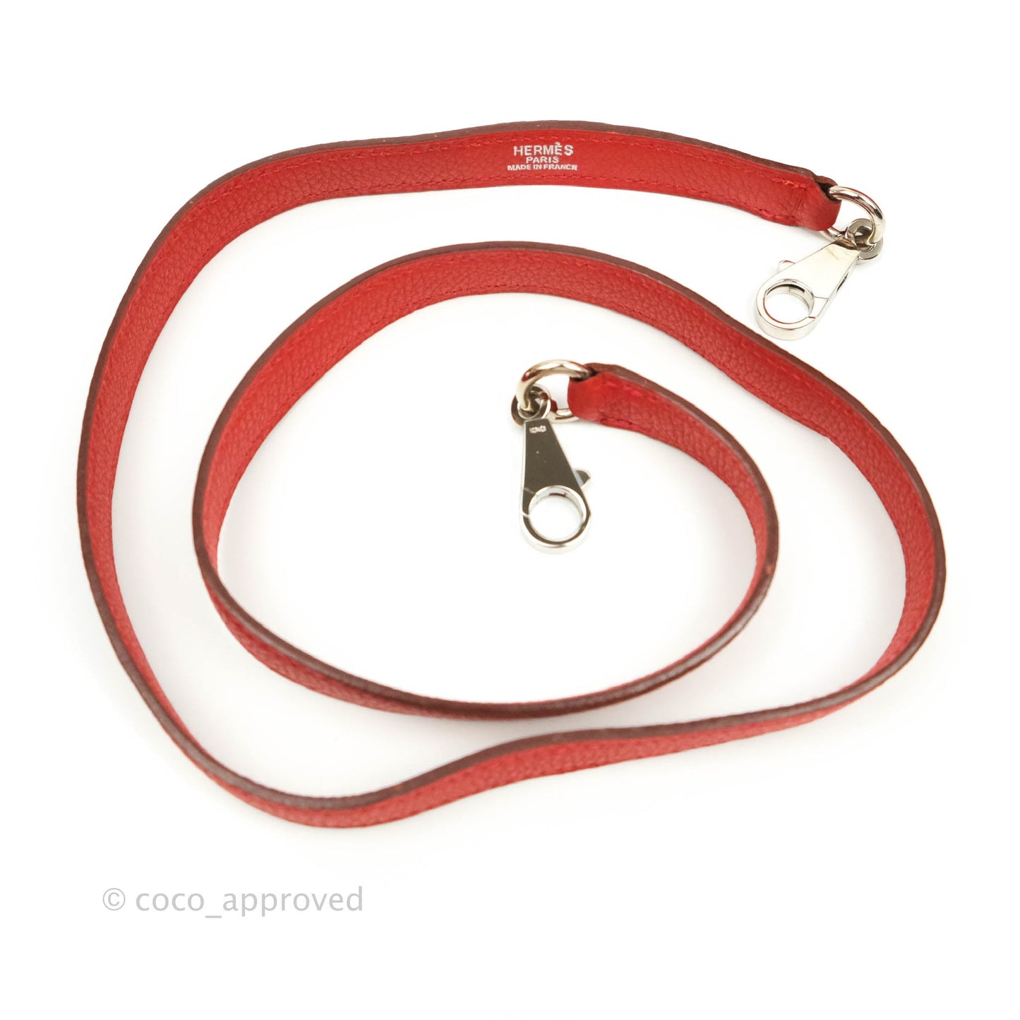Hermès Kelly 28 Retourne Taurillon Red Clemence Palladium Hardware