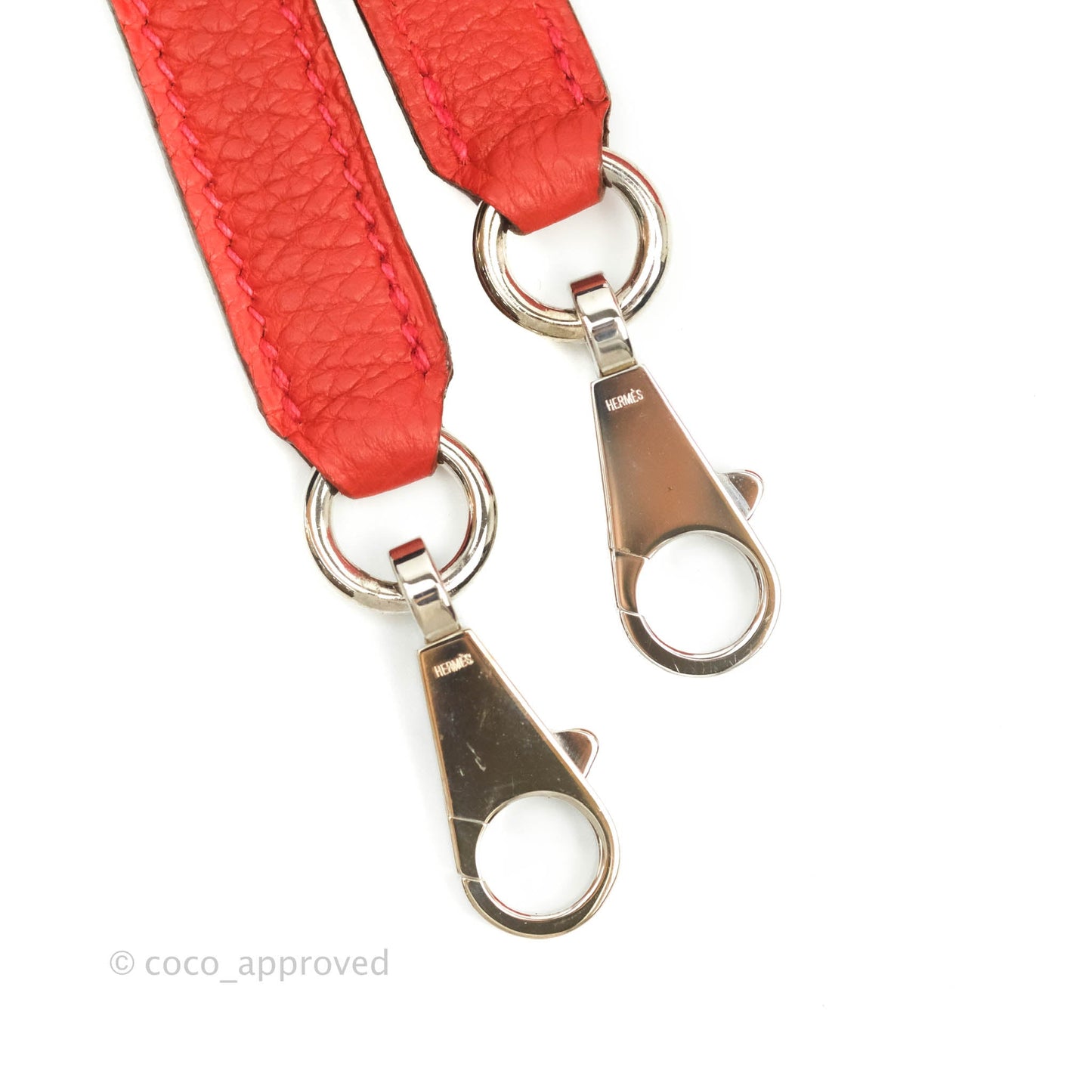 Hermès Kelly 28 Retourne Taurillon Red Clemence Palladium Hardware